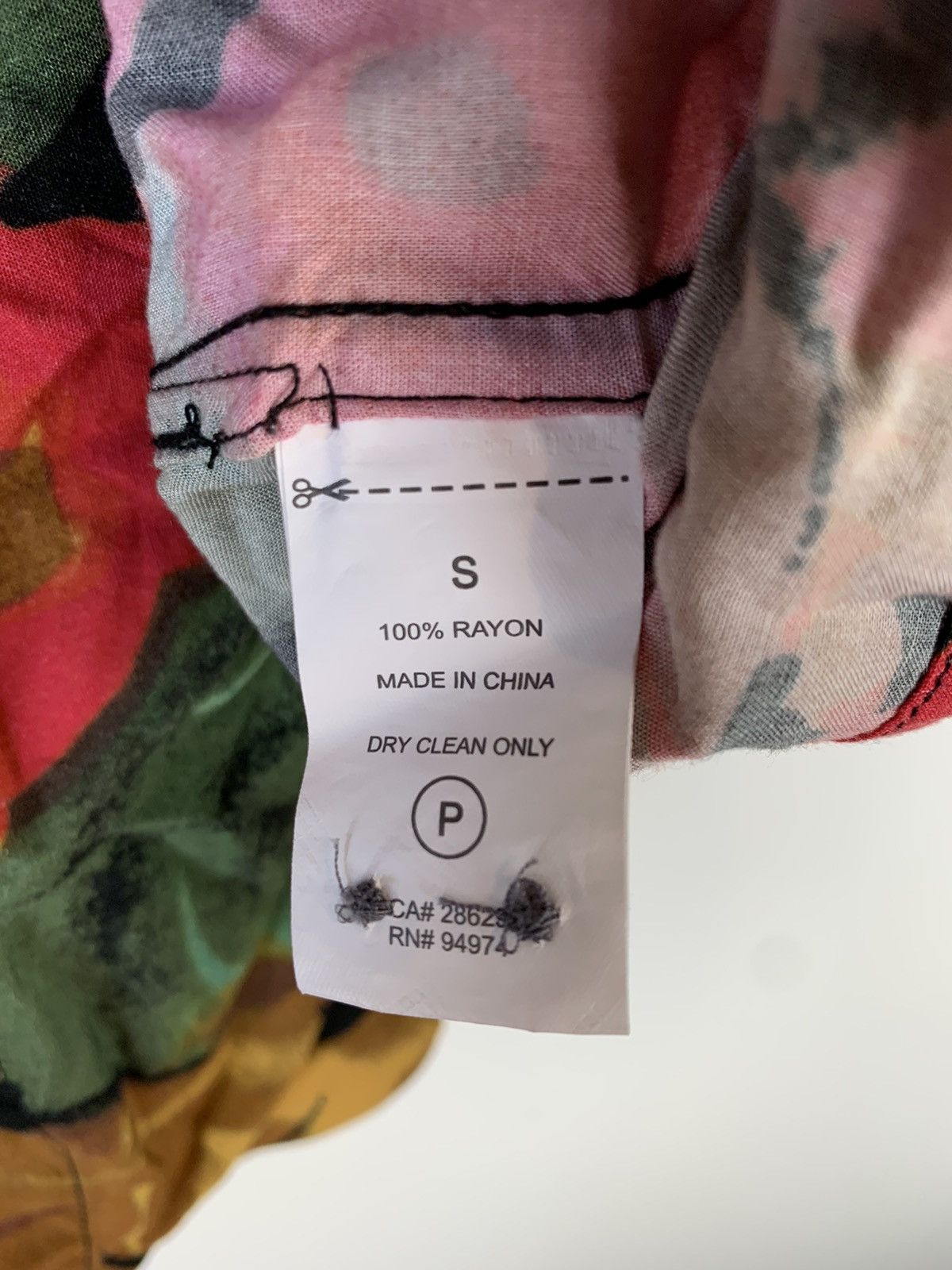 Stussy Stussy Watercolor Floral Rayon Shirt Size US S / EU 44-46 / 1 - 3 Thumbnail