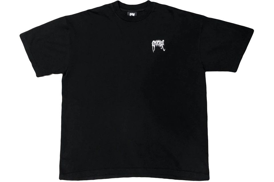 Revenge Revenge Basic Black TShirt(Embroidered) Grailed
