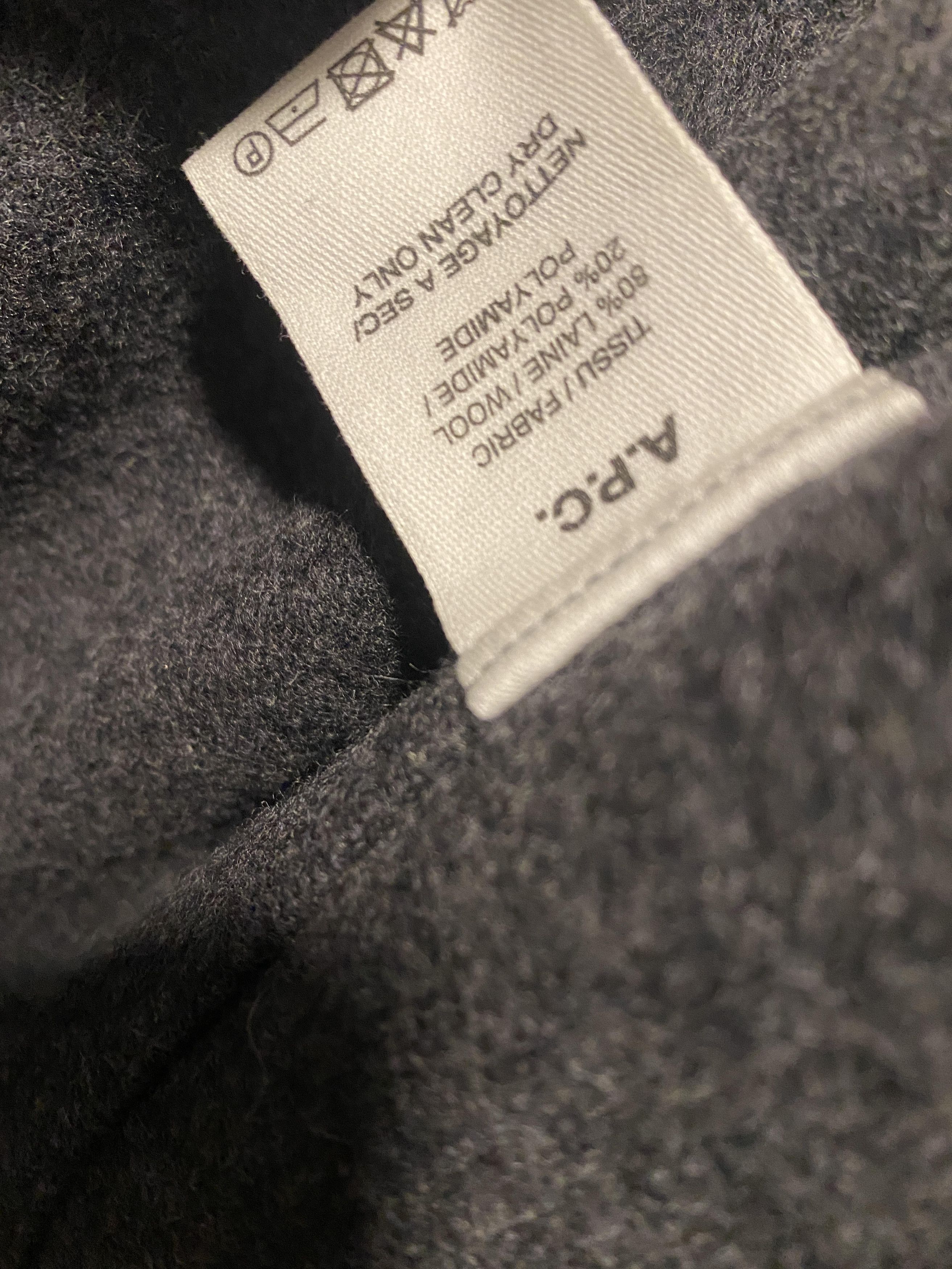A.P.C. apc wool overshirt grey pocket Size US S / EU 44-46 / 1 - 2 Thumbnail
