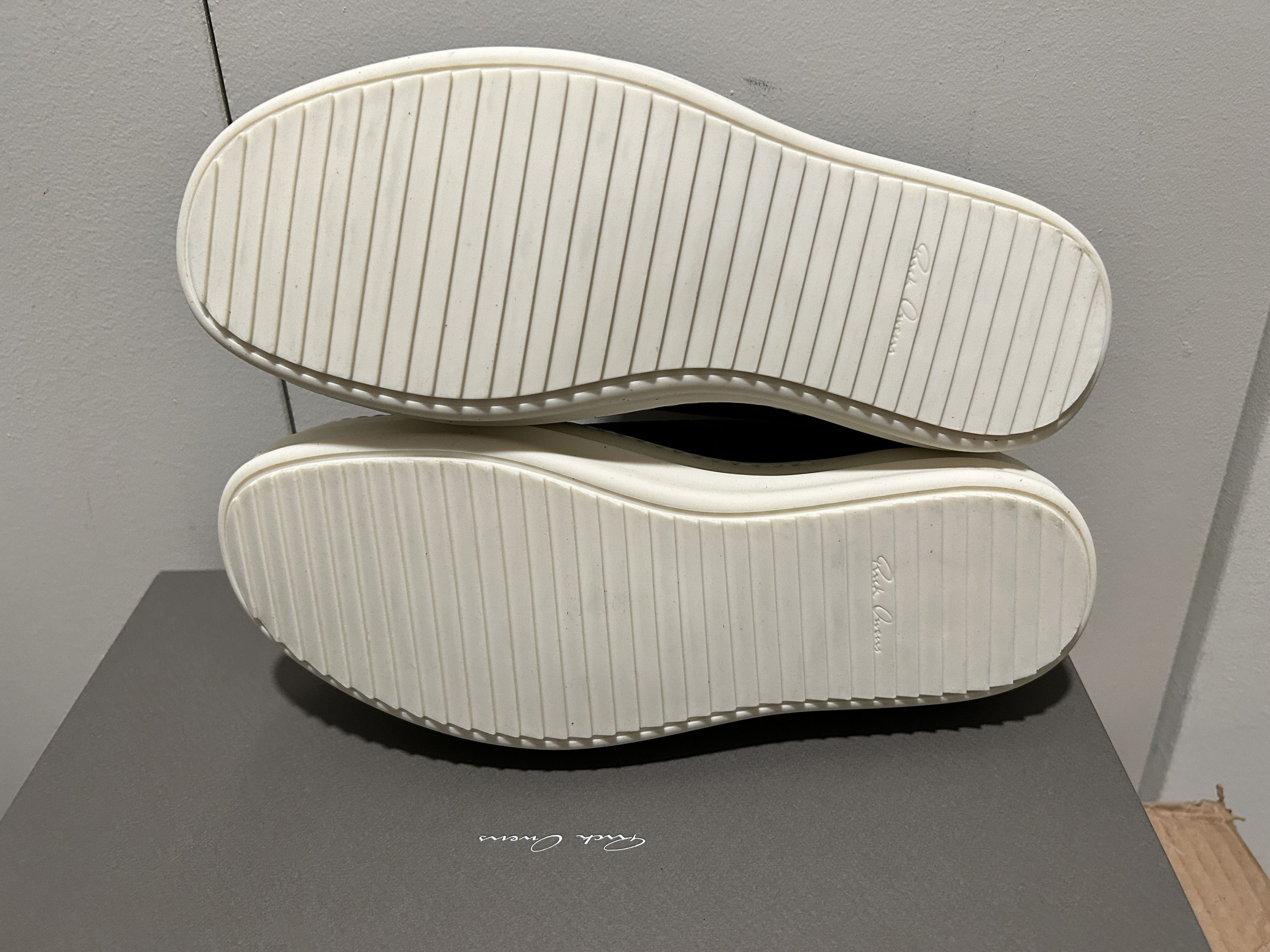 Rick Owens RICK OWENS VINTAGE SNEAKERS LOW S/S 23 EDFU - Black Size US 7 / EU 40 - 8 Thumbnail