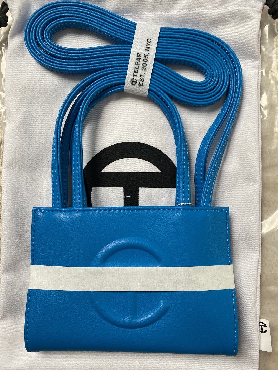Telfar small shopping bag tote - cyan Size ONE SIZE - 1 Thumbnail