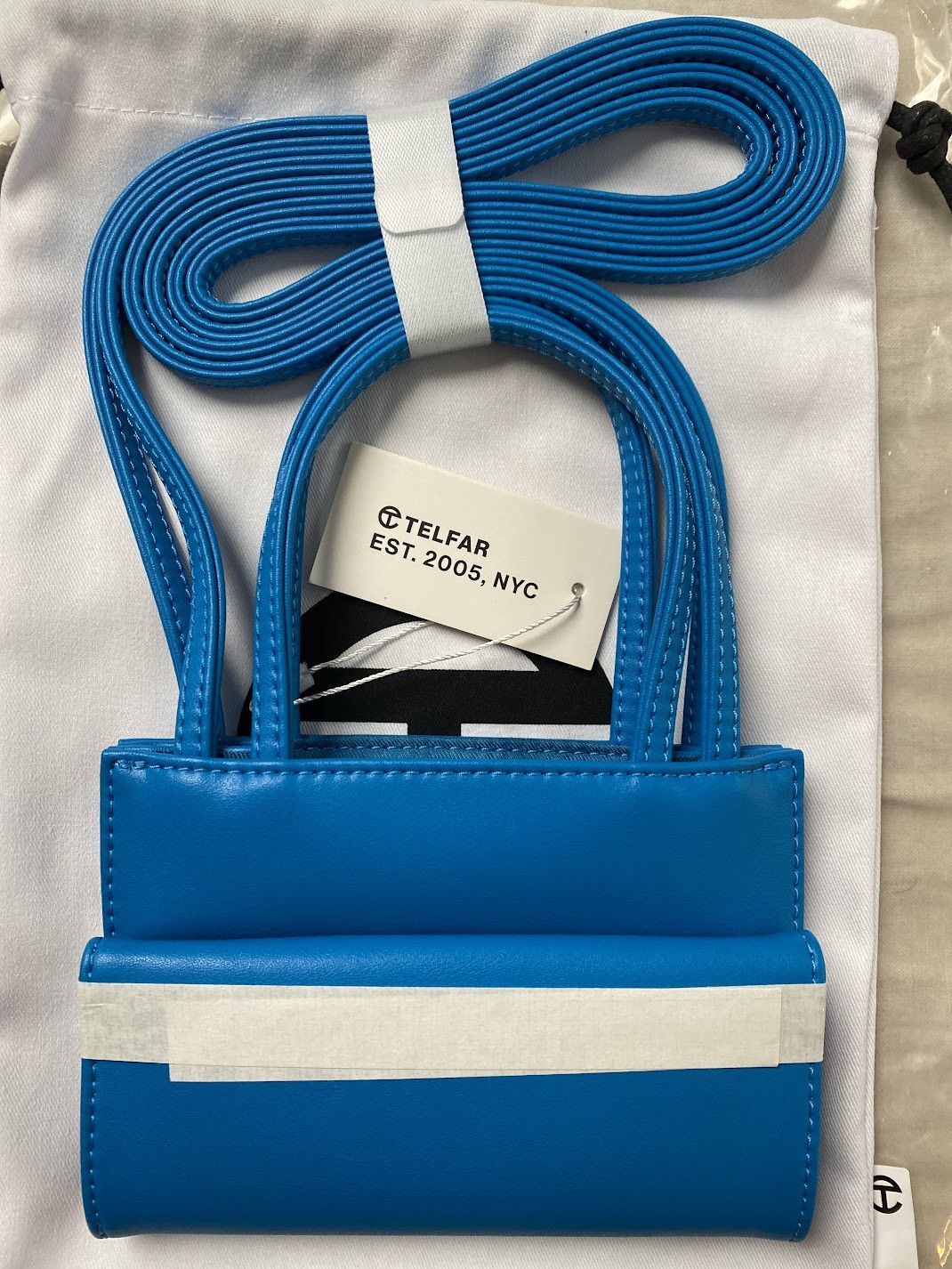 Telfar small shopping bag tote - cyan Size ONE SIZE - 2 Thumbnail