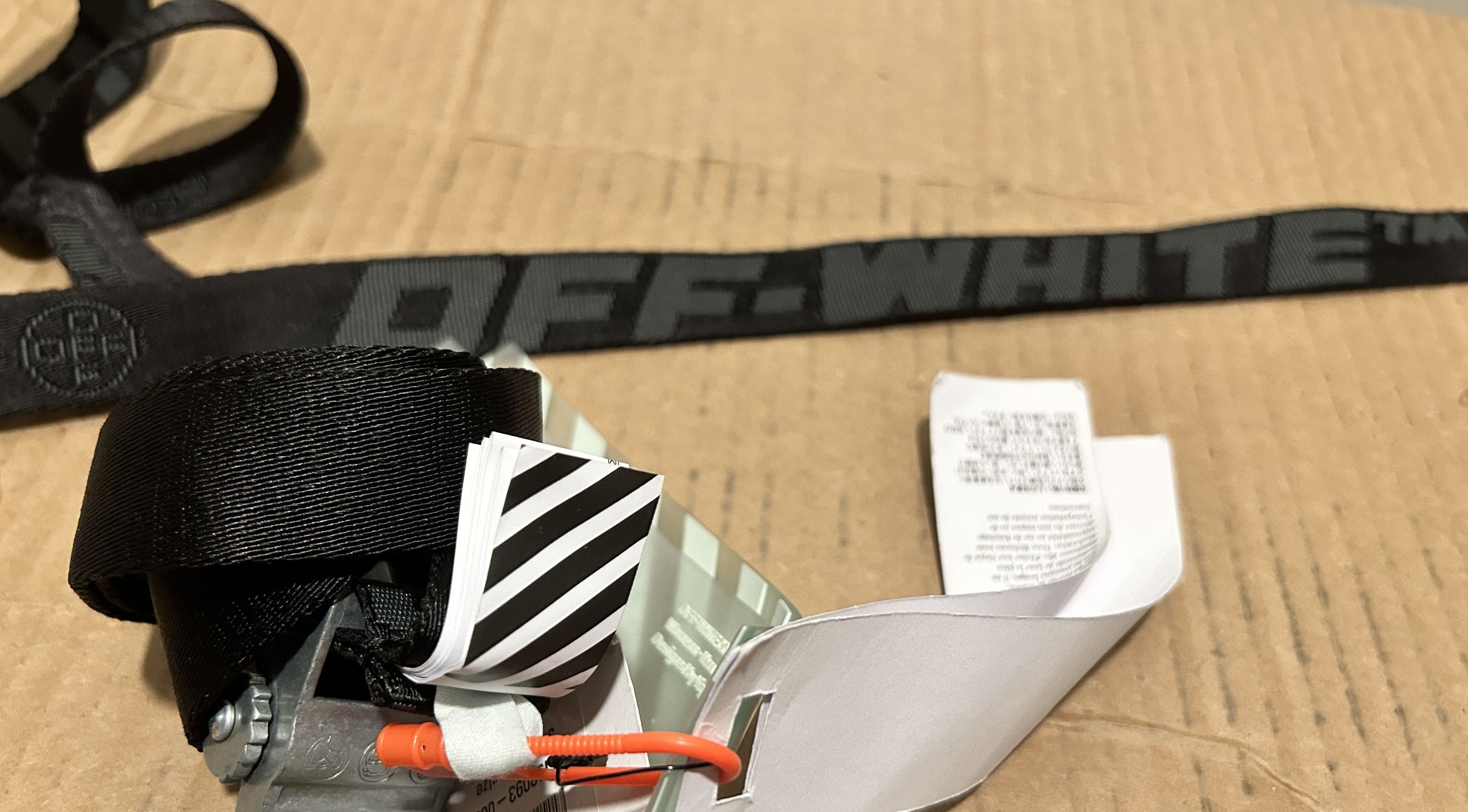 Off-White Off-White Mini Industrial Belt - Black Virgil abloh Size ONE SIZE - 5 Thumbnail