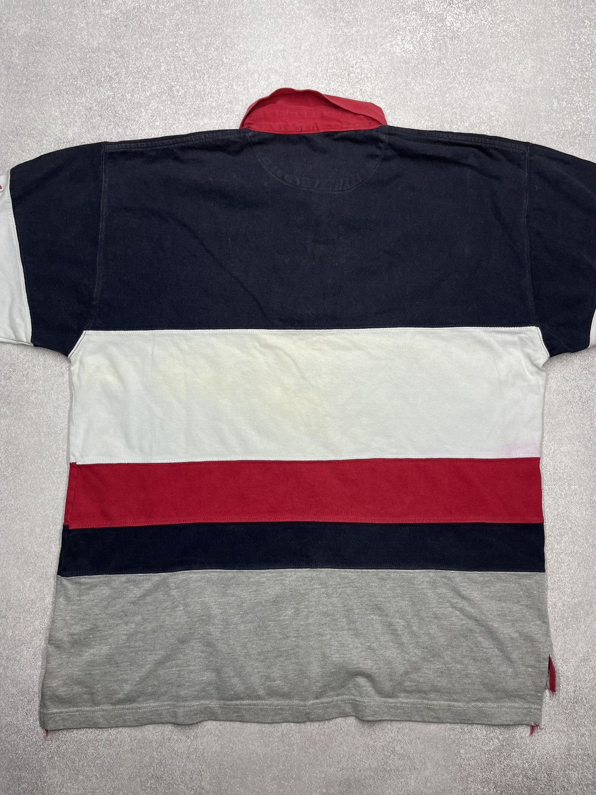 Polo Ralph Lauren Vintage Ralph Lauren Chaps USA Rugby Polo Long Sleeve Rare Size US XL / EU 56 / 4 - 8 Thumbnail