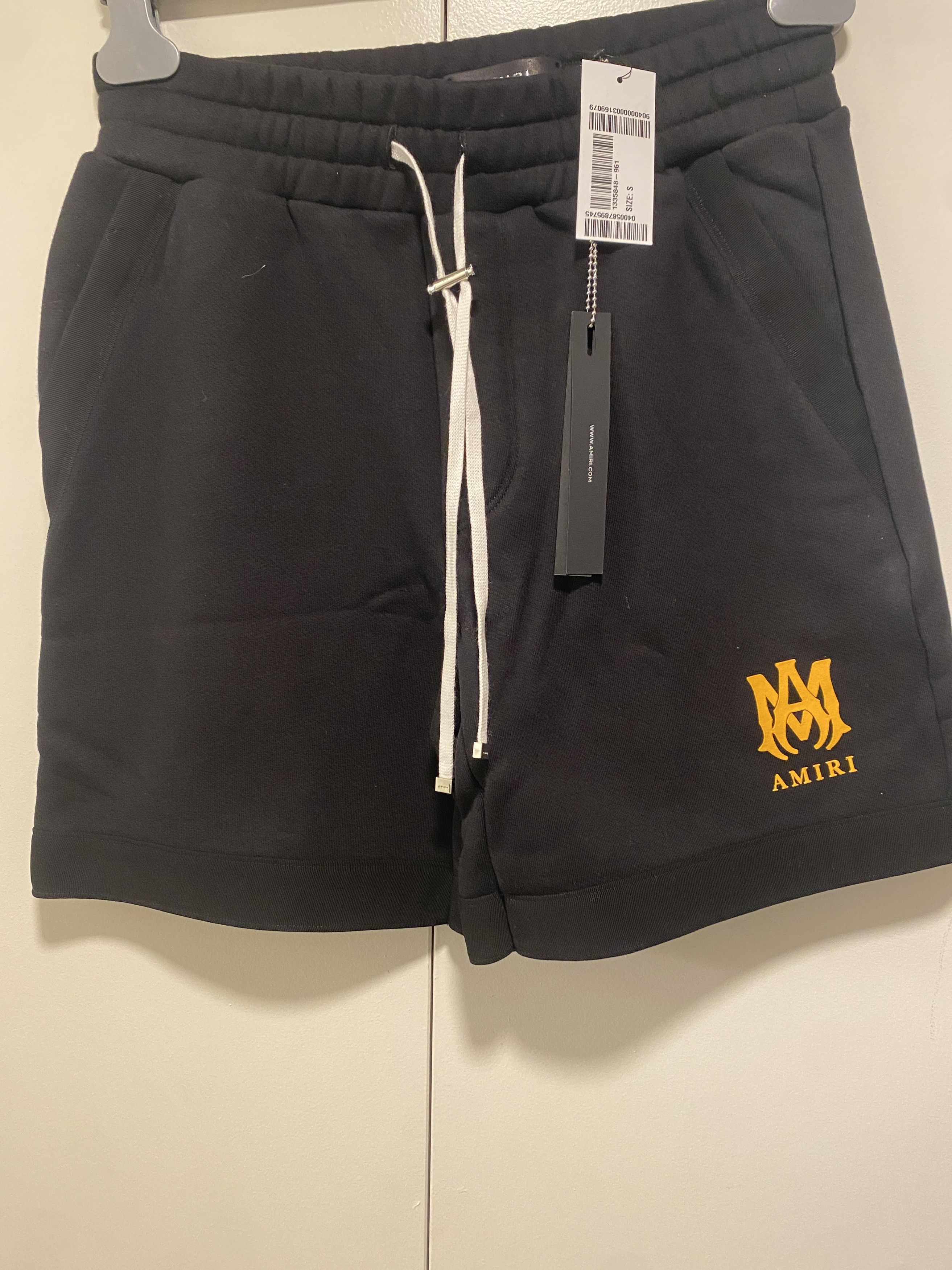 Amiri Amiri M.A. Black Sweatshorts Core logo Size US 30 / EU 46 - 1 Thumbnail