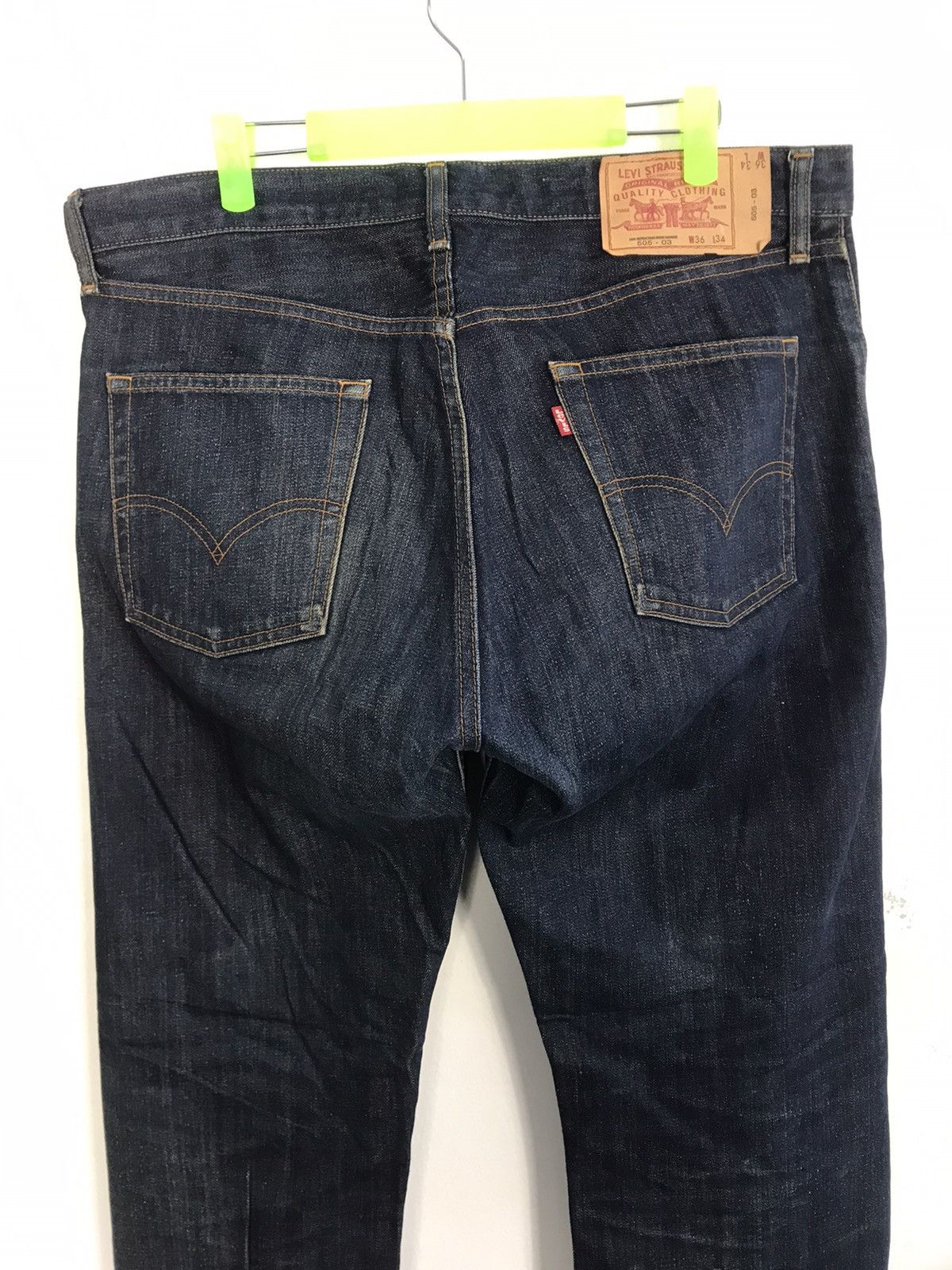Levi's × Levi's Vintage Clothing Levi's Strauss 505 Zipper Medium Wash Indigo Jeans Pants Size US 36 / EU 52 - 4 Thumbnail