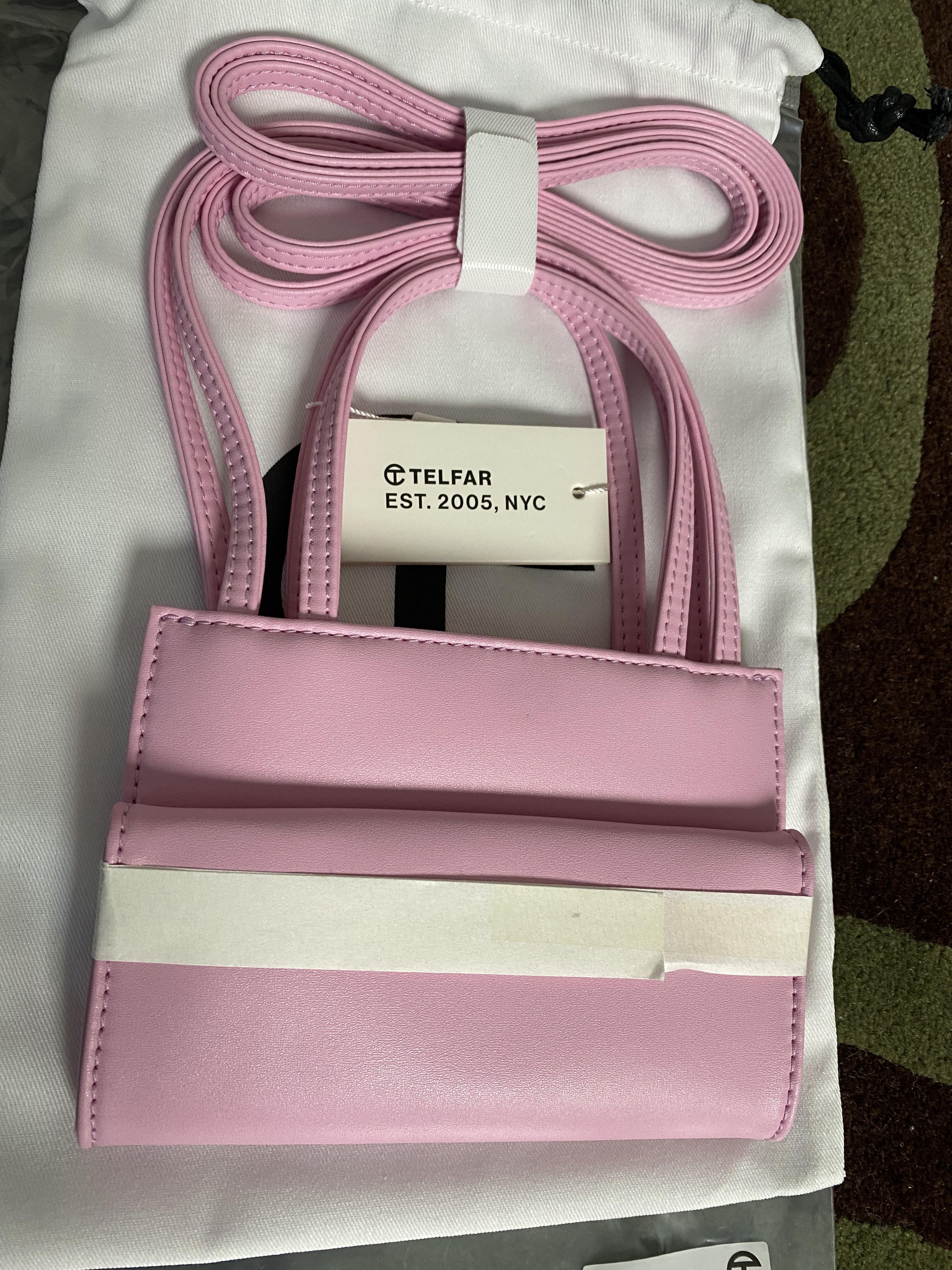Telfar telfar small shopping bag tote bubblegum pink Size ONE SIZE - 3 Thumbnail
