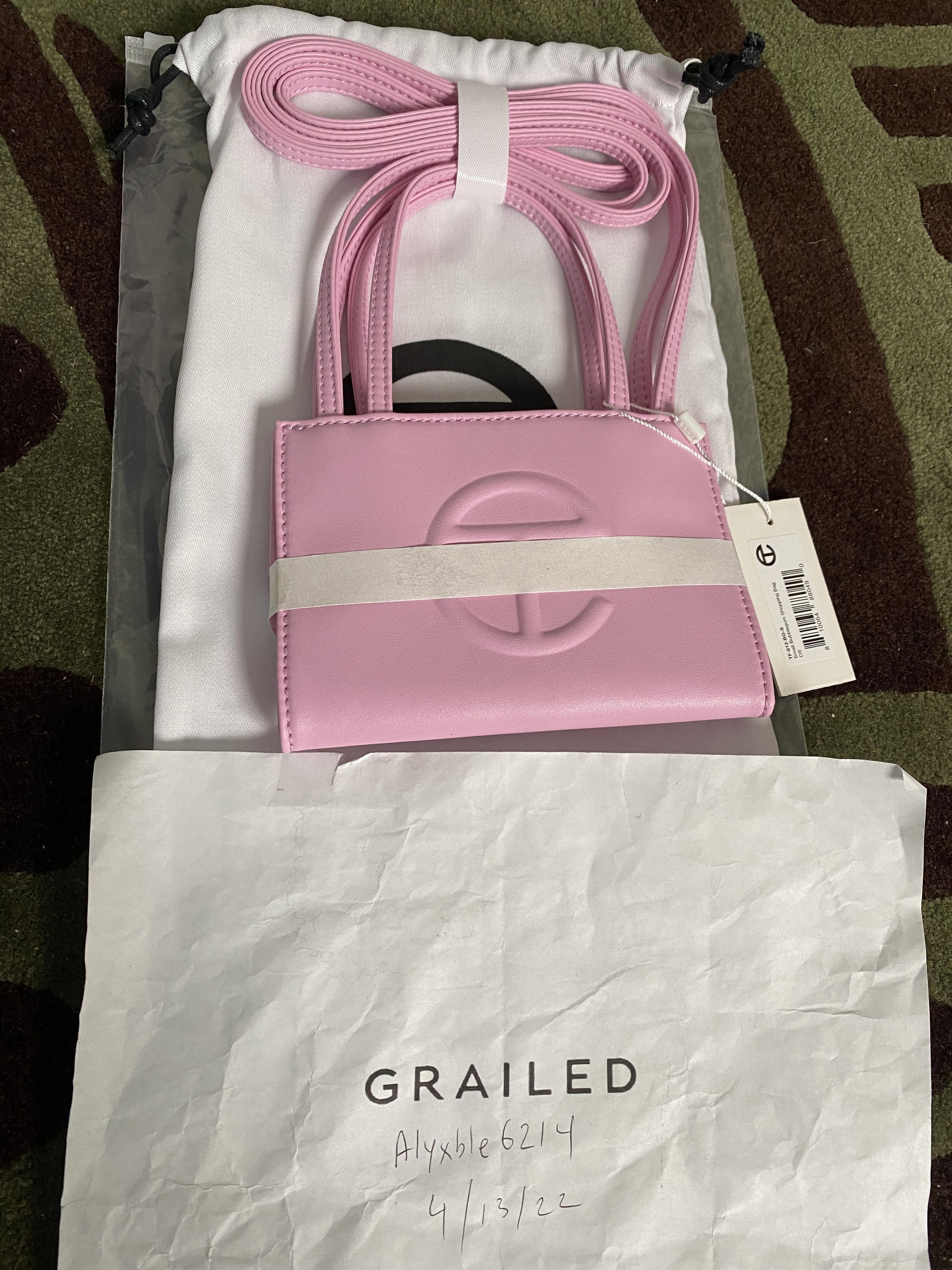 Telfar telfar small shopping bag tote bubblegum pink Size ONE SIZE - 4 Thumbnail