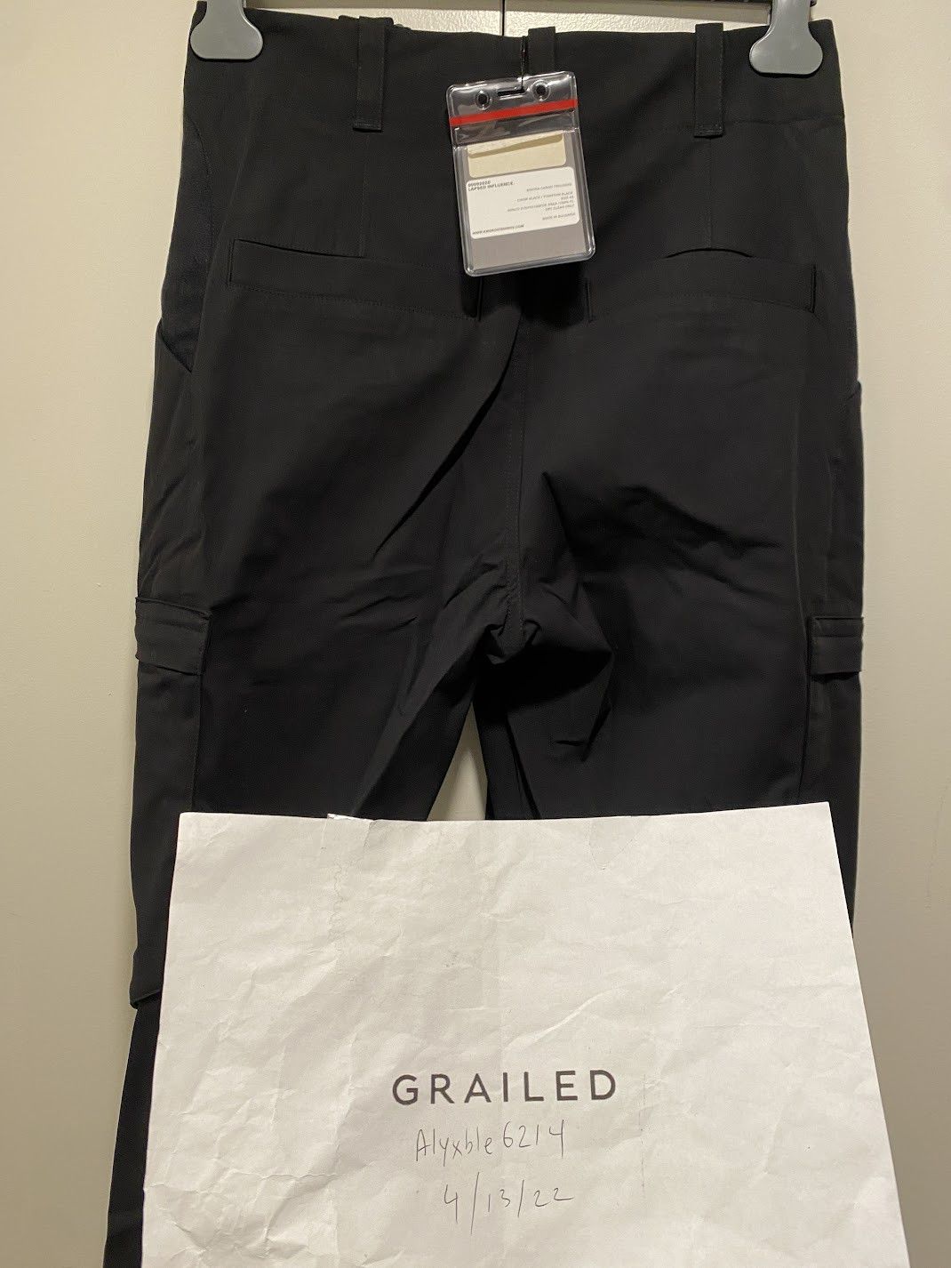Kiko Kostadinov Kiko Kostadinov 00092020 Bindra Cargo Black Trouser Crow Size US 30 / EU 46 - 9 Thumbnail