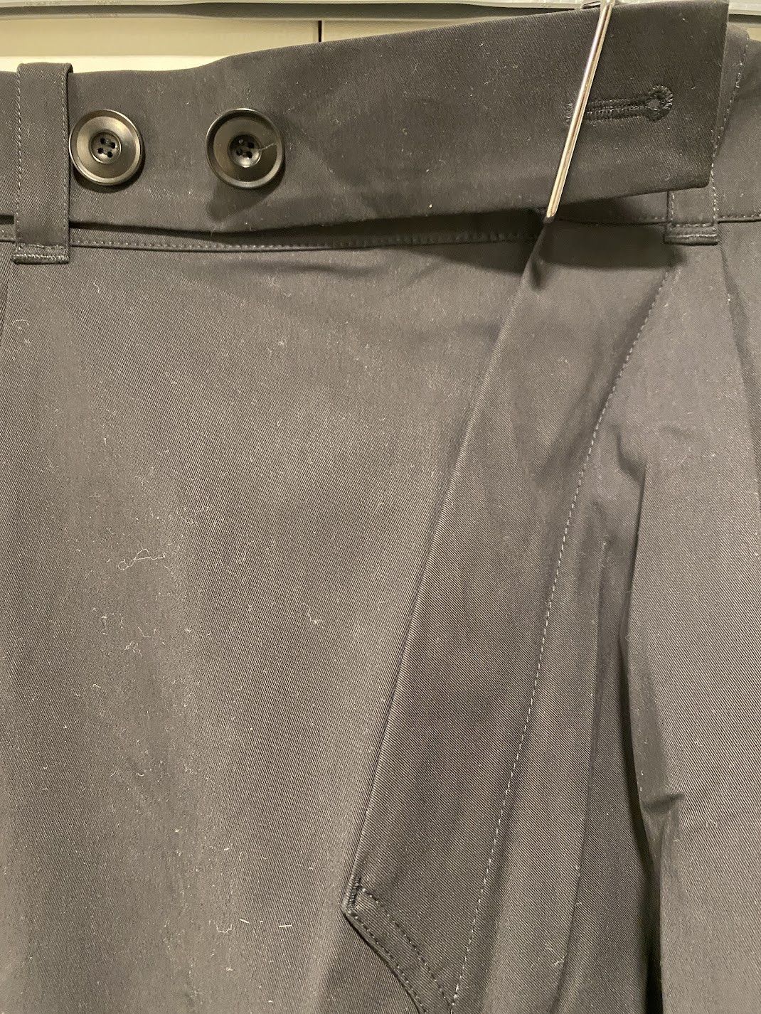 Kiko Kostadinov Kiko Kostadinov 00092020 Bindra Cargo Black Trouser Crow Size US 30 / EU 46 - 2 Thumbnail