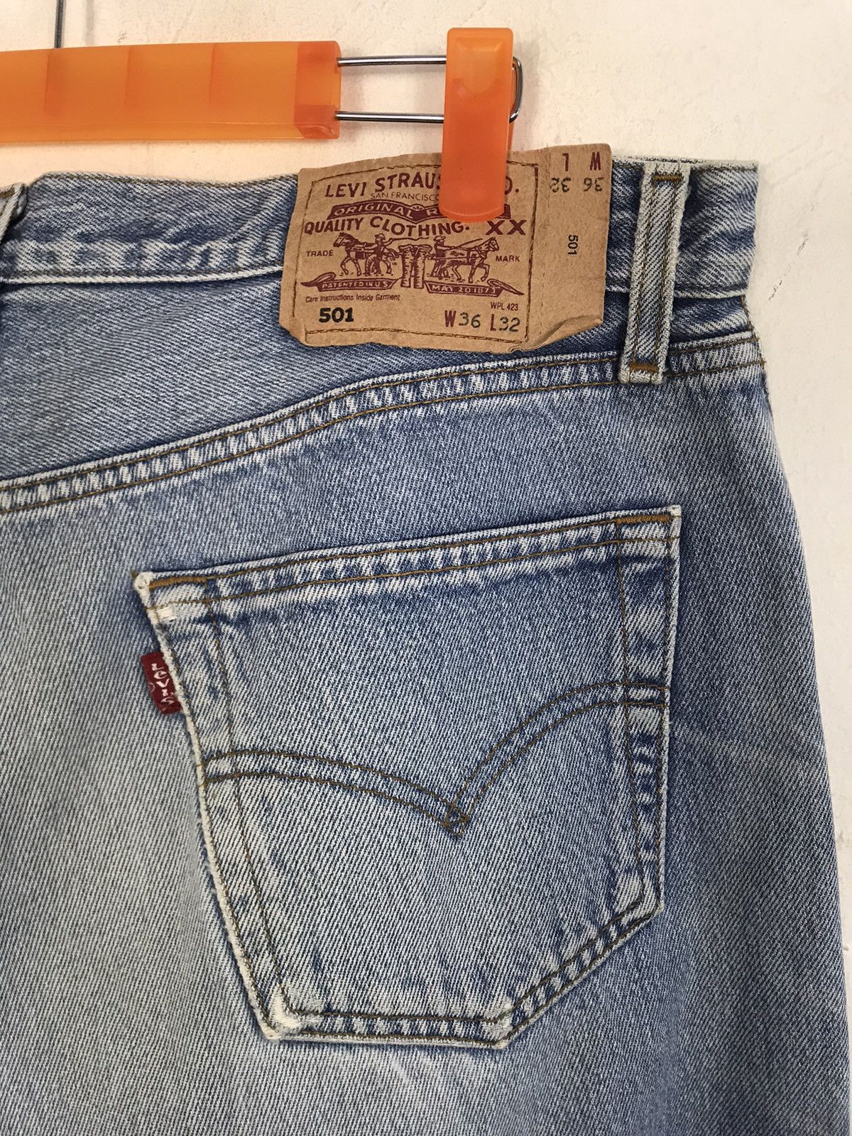 Levi's Vintage Clothing Levi's Strauss 501 Sun Faded Beauty Jeans Pants Fits Size 36 Size US 36 / EU 52 - 7 Thumbnail