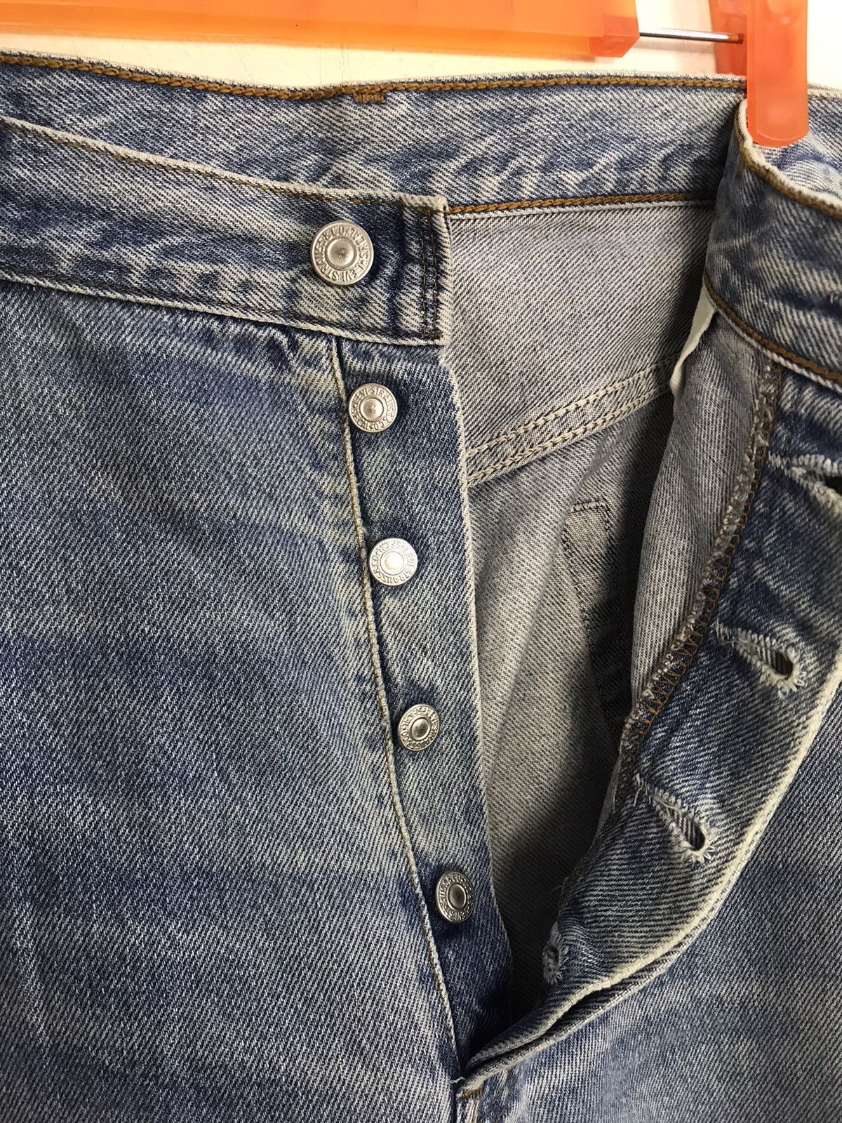Levi's Vintage Clothing Levi's Strauss 501 Sun Faded Beauty Jeans Pants Fits Size 36 Size US 36 / EU 52 - 6 Thumbnail