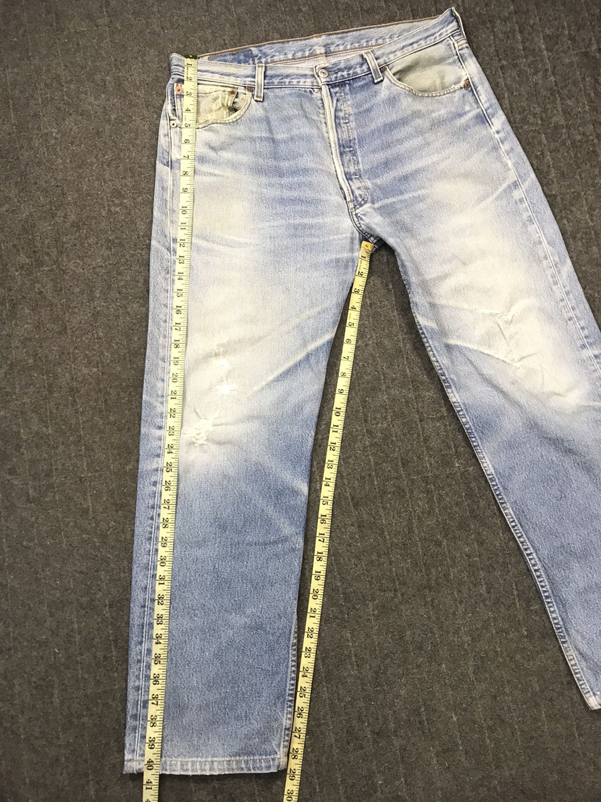Levi's Vintage Clothing Levi's Strauss 501 Sun Faded Beauty Jeans Pants Fits Size 36 Size US 36 / EU 52 - 12 Thumbnail