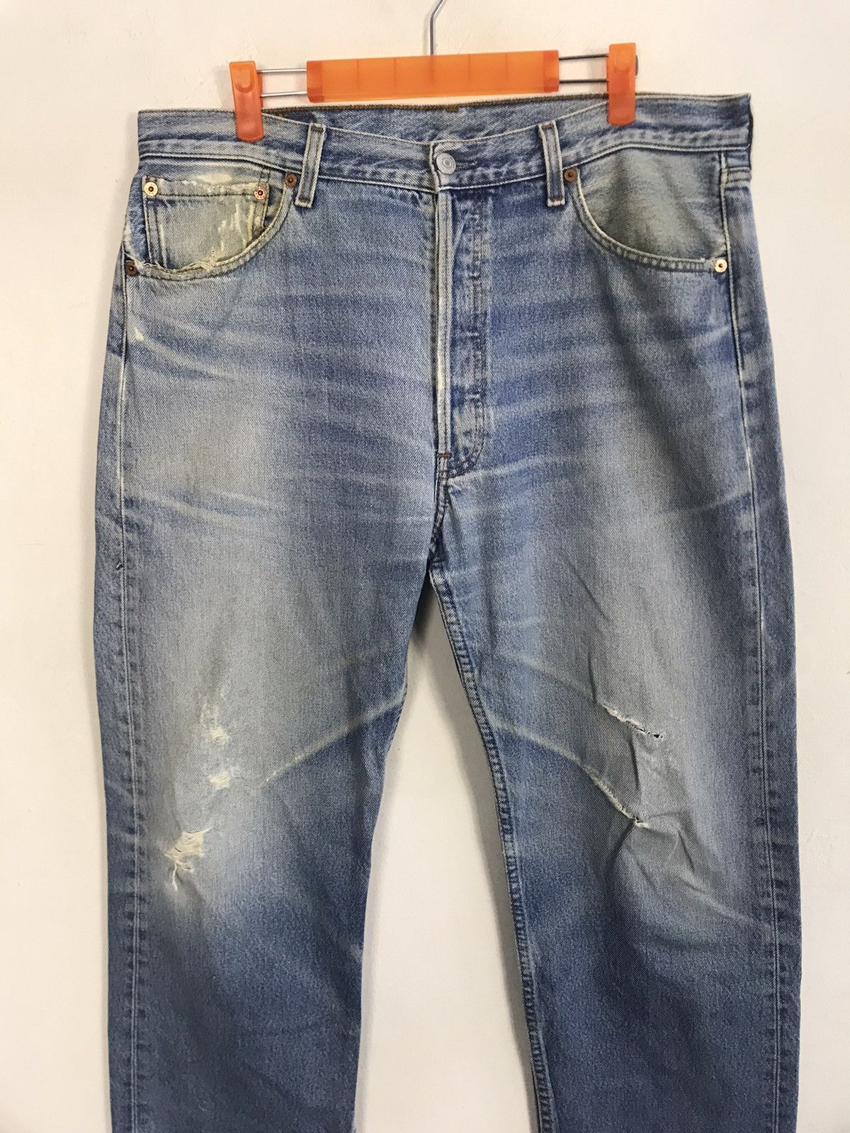 Levi's Vintage Clothing Levi's Strauss 501 Sun Faded Beauty Jeans Pants Fits Size 36 Size US 36 / EU 52 - 3 Thumbnail