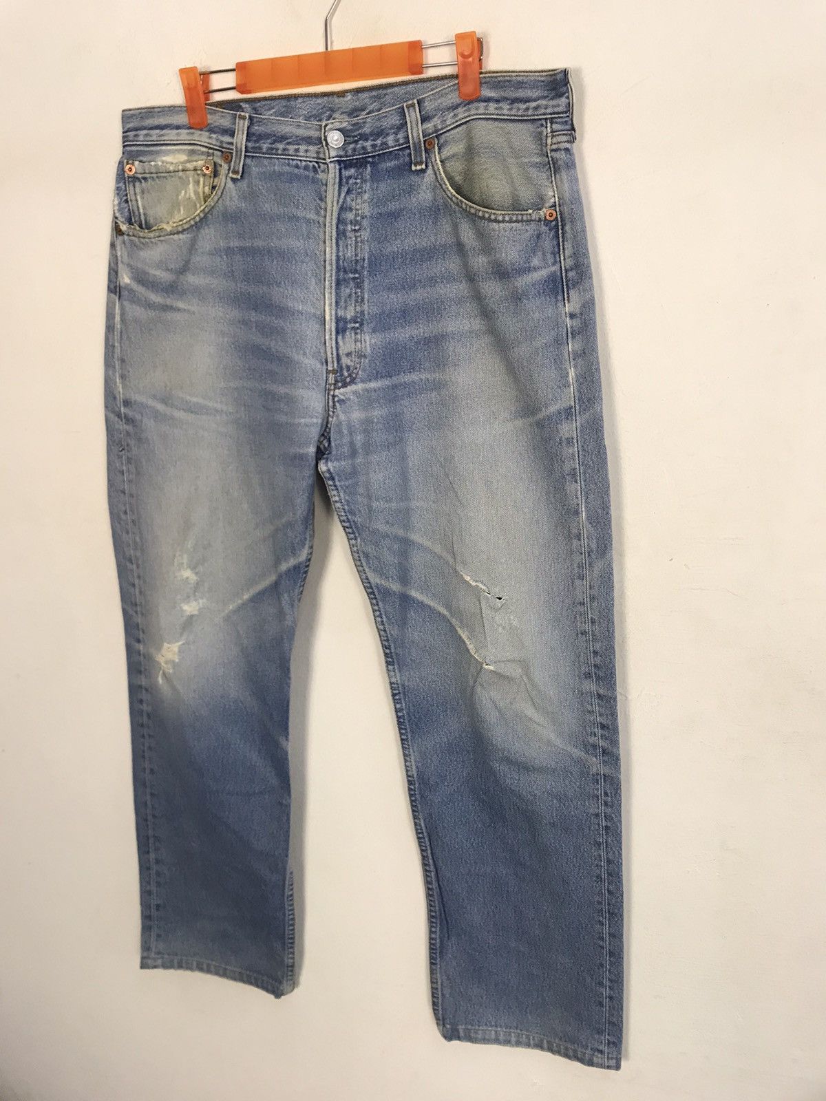 Levi's Vintage Clothing Levi's Strauss 501 Sun Faded Beauty Jeans Pants Fits Size 36 Size US 36 / EU 52 - 17 Thumbnail