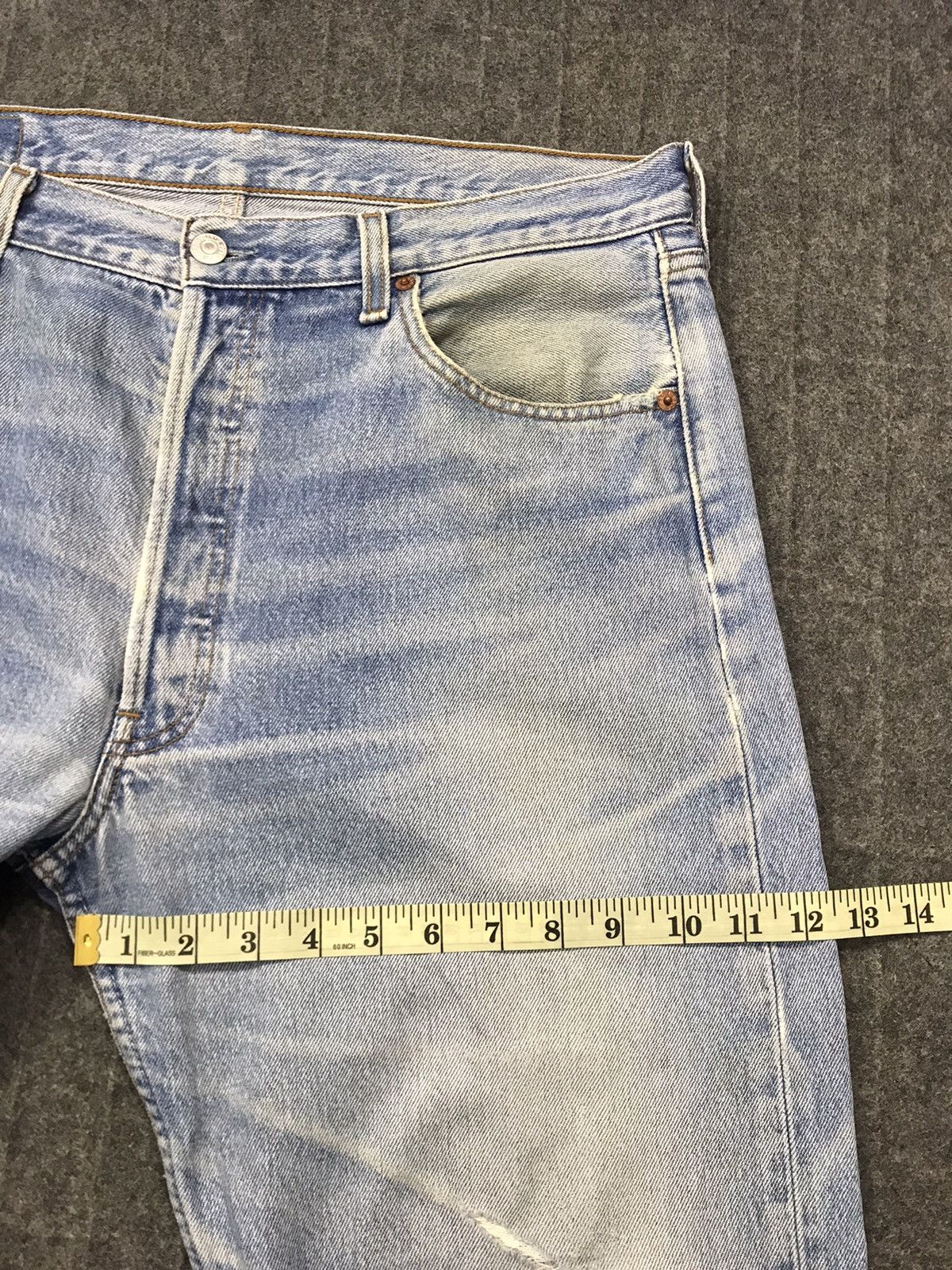 Levi's Vintage Clothing Levi's Strauss 501 Sun Faded Beauty Jeans Pants Fits Size 36 Size US 36 / EU 52 - 13 Thumbnail
