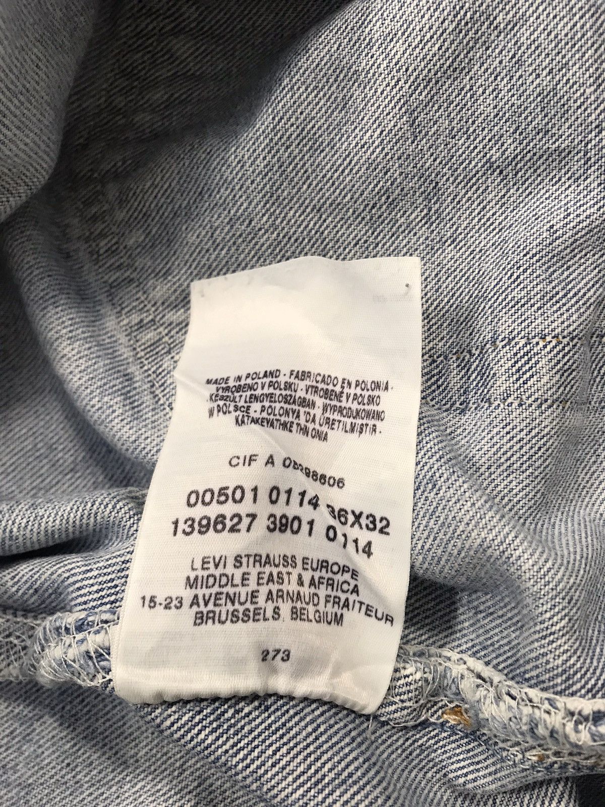 Levi's Vintage Clothing Levi's Strauss 501 Sun Faded Beauty Jeans Pants Fits Size 36 Size US 36 / EU 52 - 10 Thumbnail