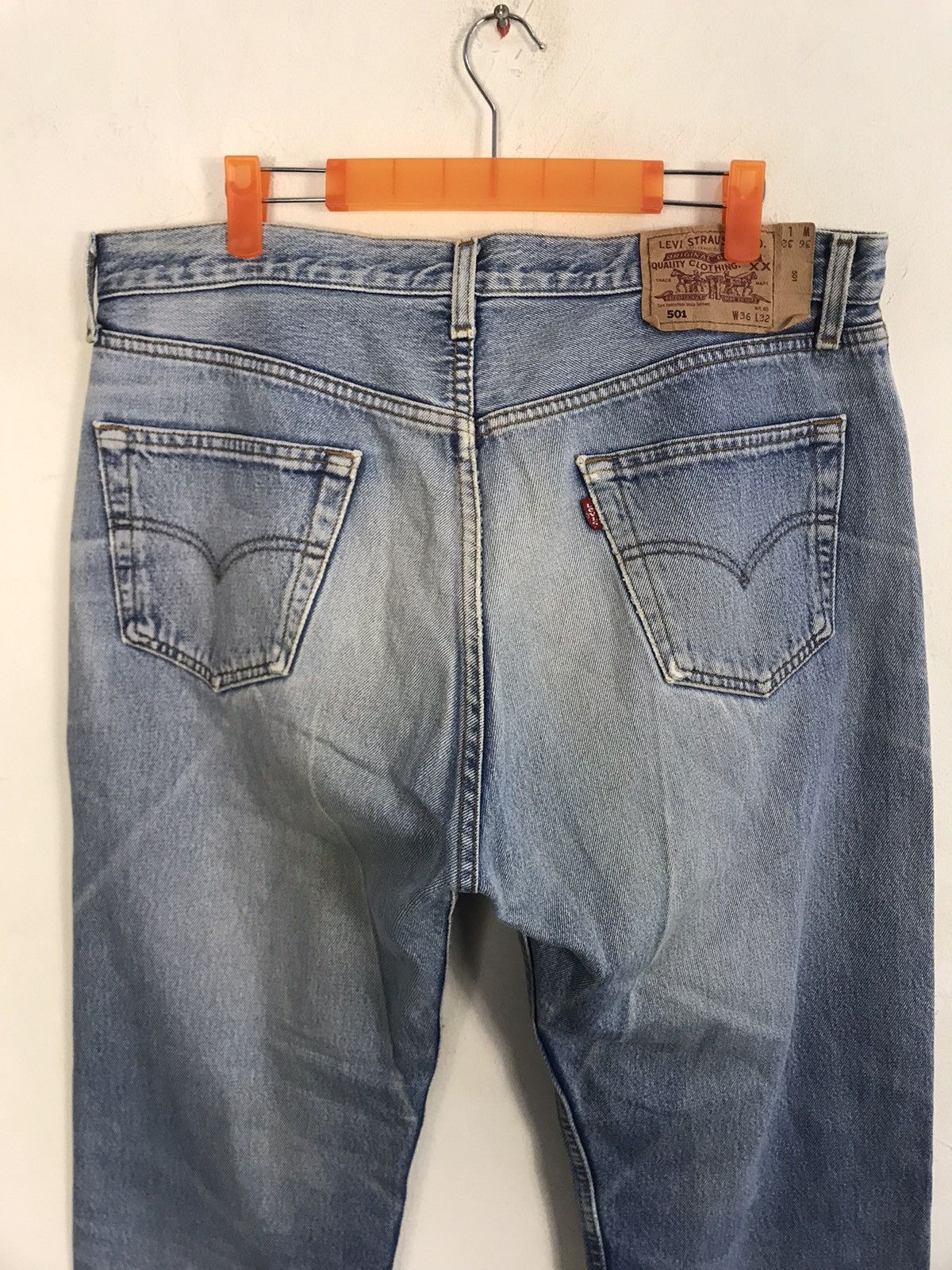 Levi's Vintage Clothing Levi's Strauss 501 Sun Faded Beauty Jeans Pants Fits Size 36 Size US 36 / EU 52 - 4 Thumbnail