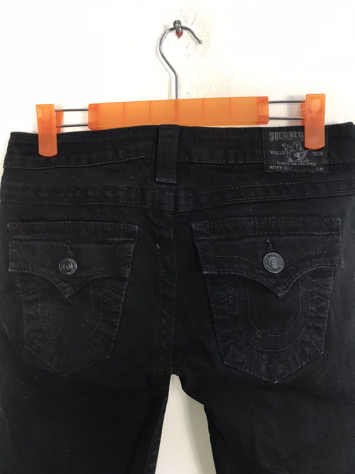 True Religion True Religion USA Billy Flaps Pocket Dark Denim Low Rise Size 26" / US 2 / IT 38 - 7 Thumbnail