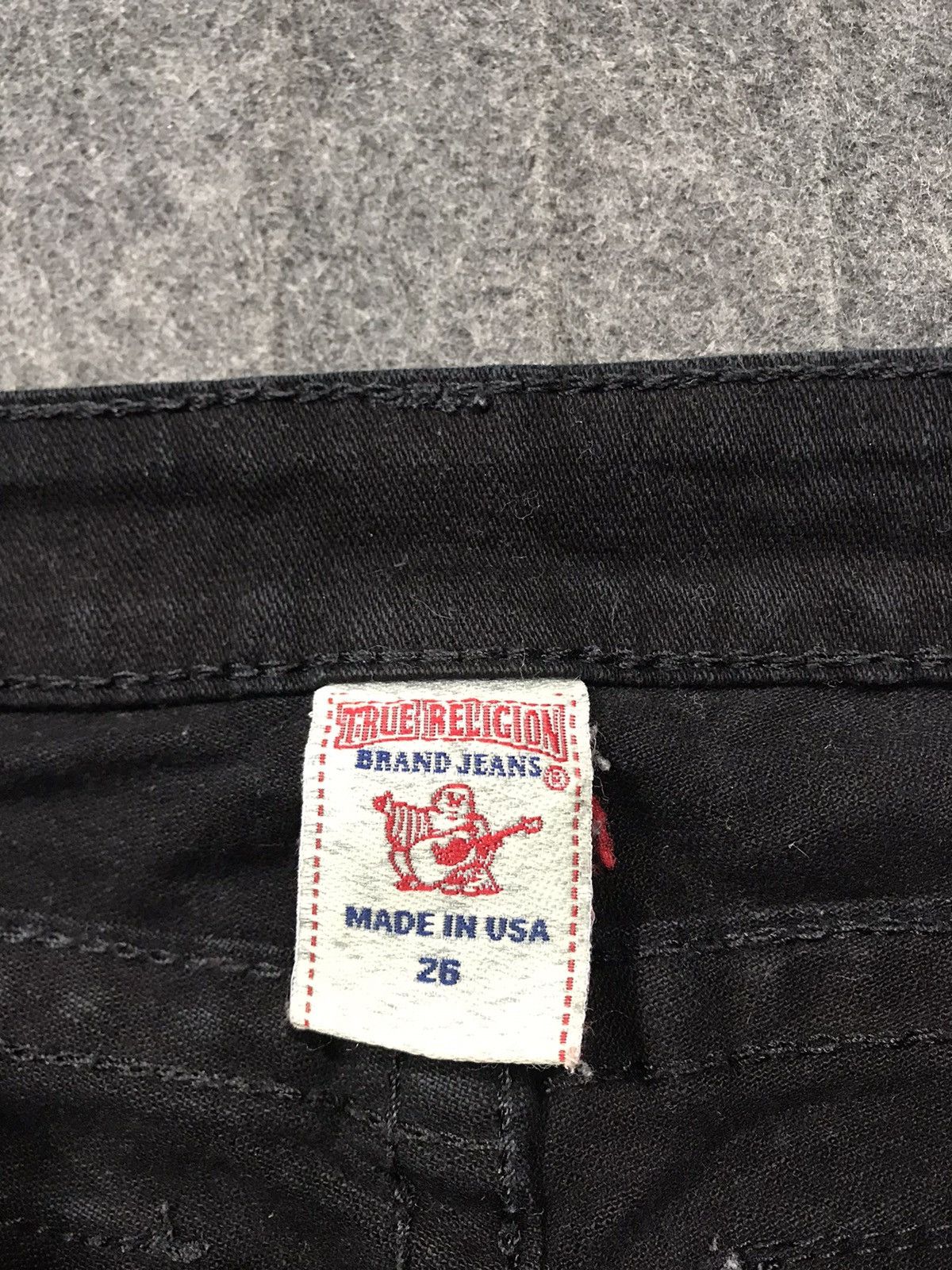 True Religion True Religion USA Billy Flaps Pocket Dark Denim Low Rise Size 26" / US 2 / IT 38 - 9 Thumbnail