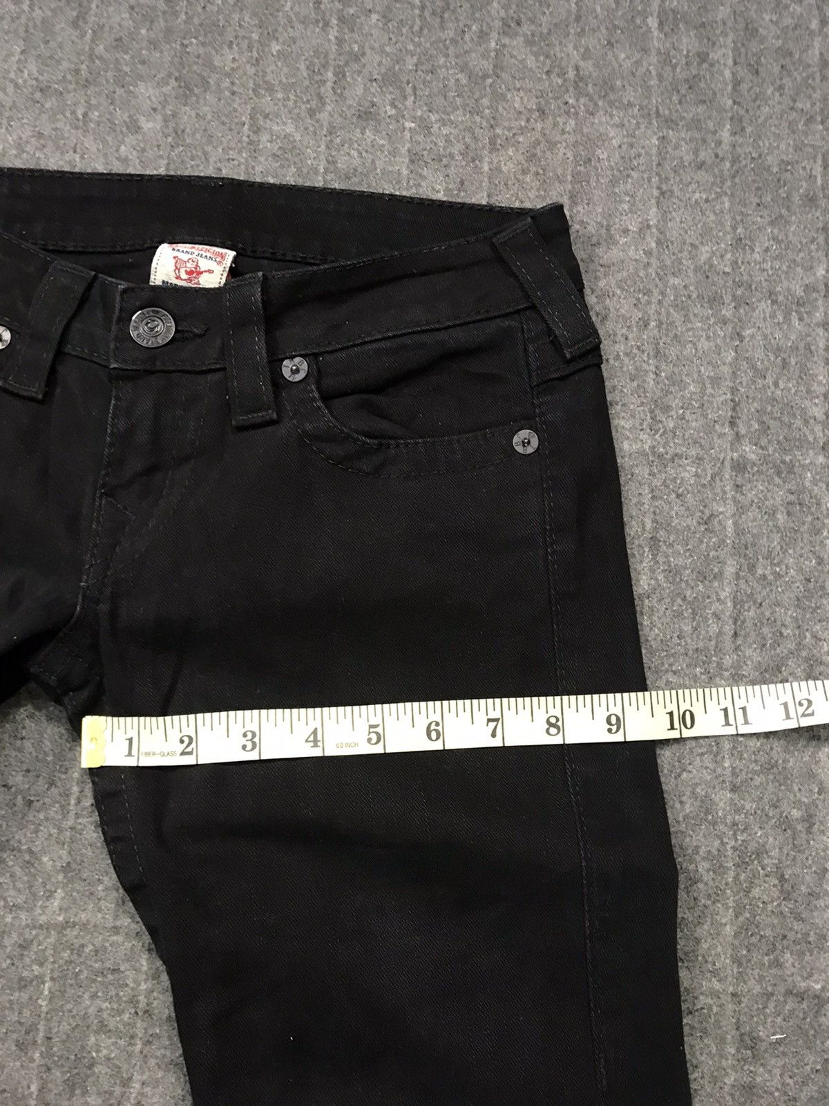 True Religion True Religion USA Billy Flaps Pocket Dark Denim Low Rise Size 26" / US 2 / IT 38 - 15 Thumbnail