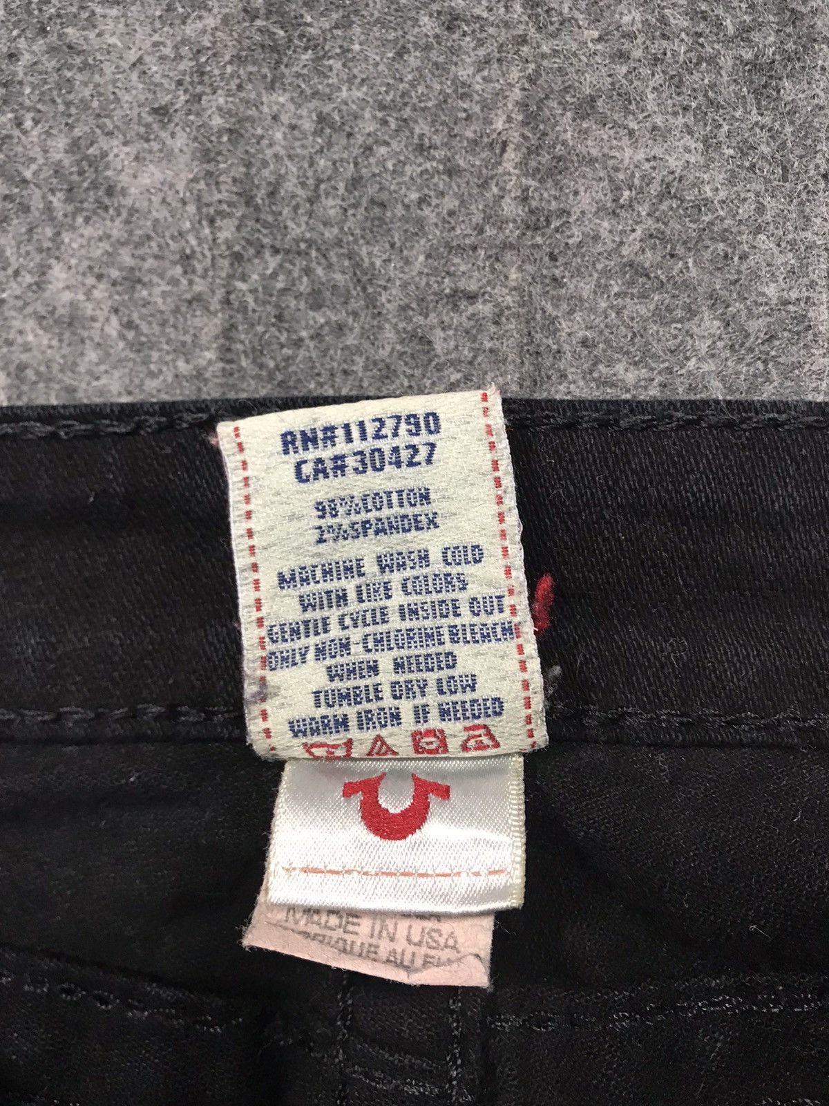True Religion True Religion USA Billy Flaps Pocket Dark Denim Low Rise Size 26" / US 2 / IT 38 - 10 Thumbnail