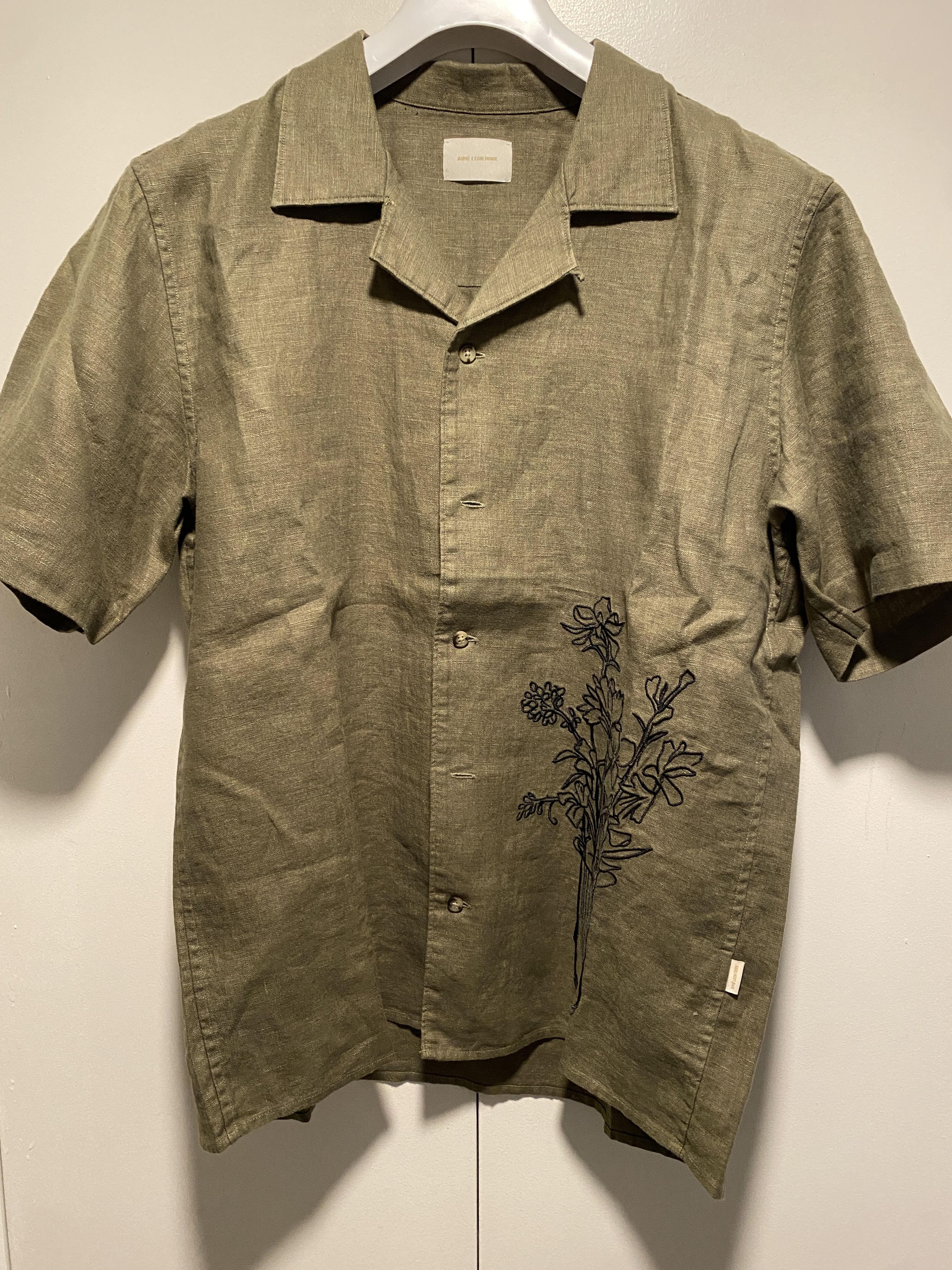 Aime Leon Dore Aime Leon dore ALD Linen Bouquet Shirt - Green medium Size US M / EU 48-50 / 2 - 1 Thumbnail