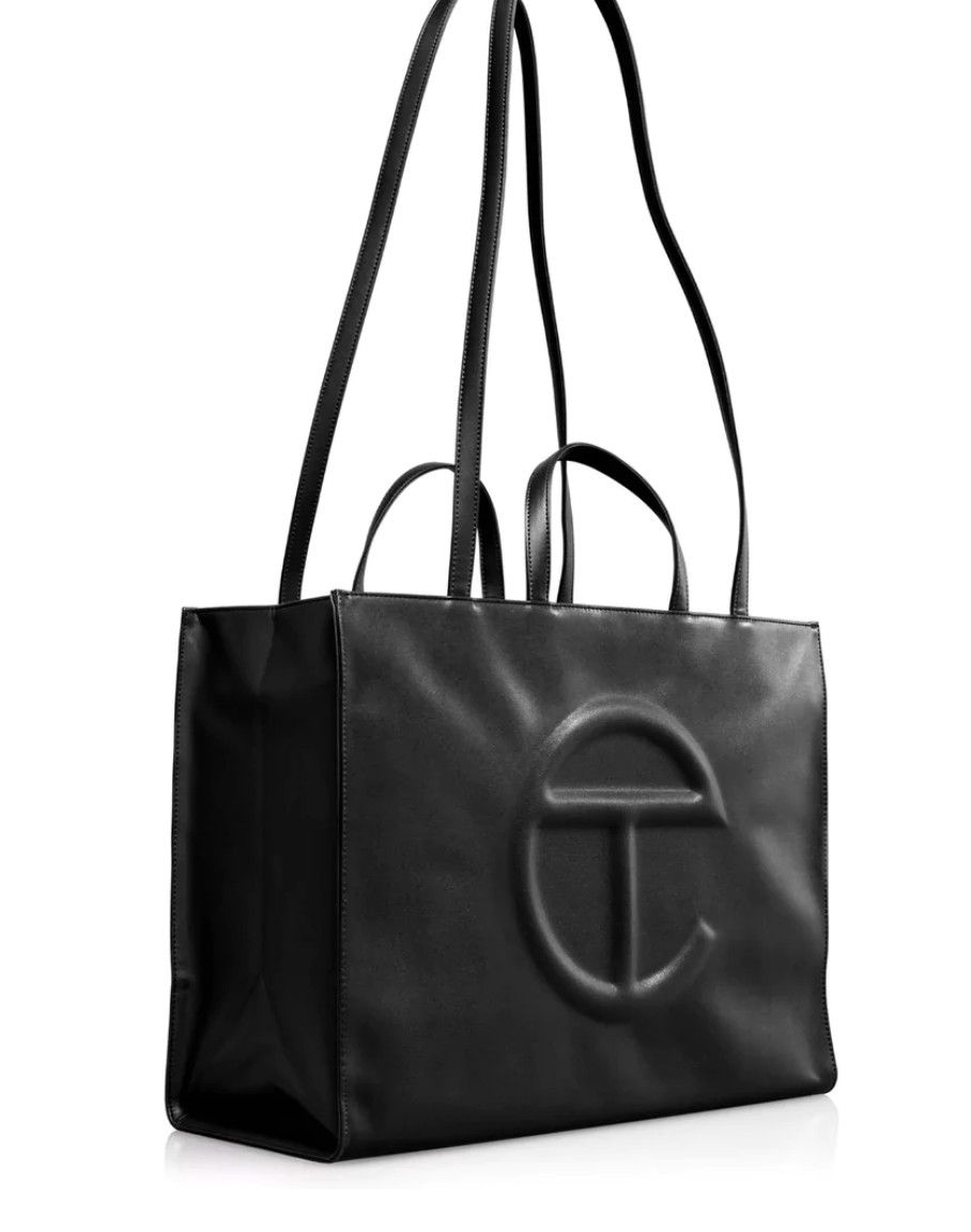 T 2024 elfar Medium Black Shopping Bag