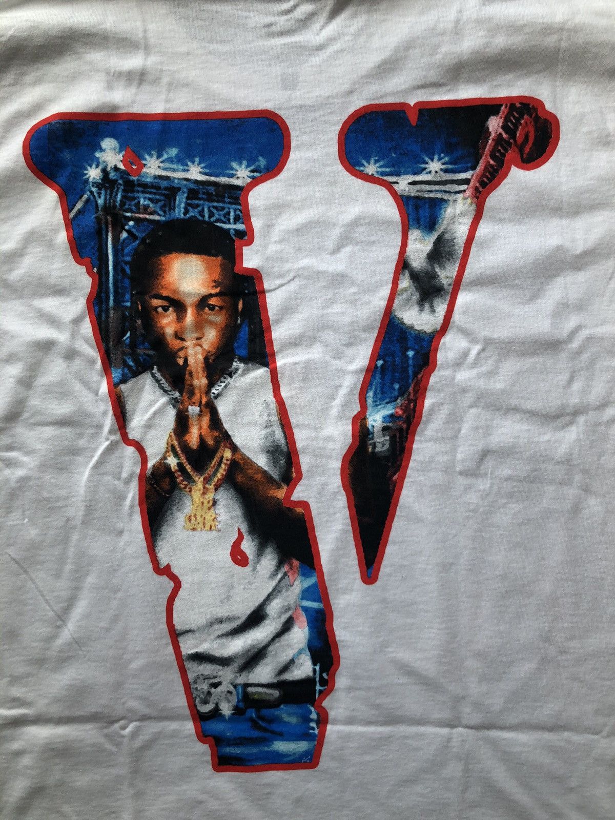 Vlone Vlone x Pop Smoke "City" Tee Size US XL / EU 56 / 4 - 3 Thumbnail