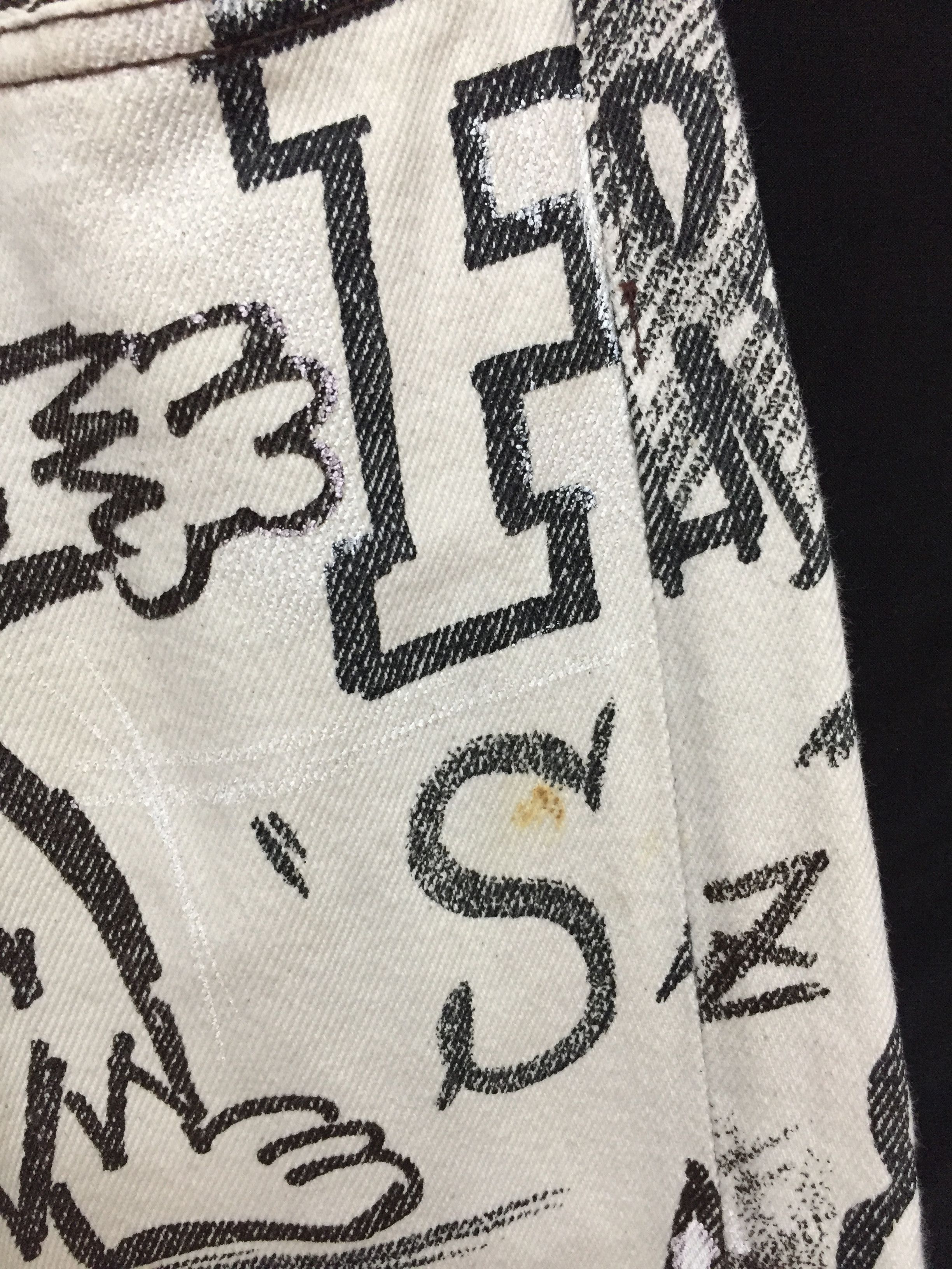 Yoshiyuki Konishi AW99 FICCE All Over Print 'Muttley' Denim Size US 30 / EU 46 - 9 Thumbnail