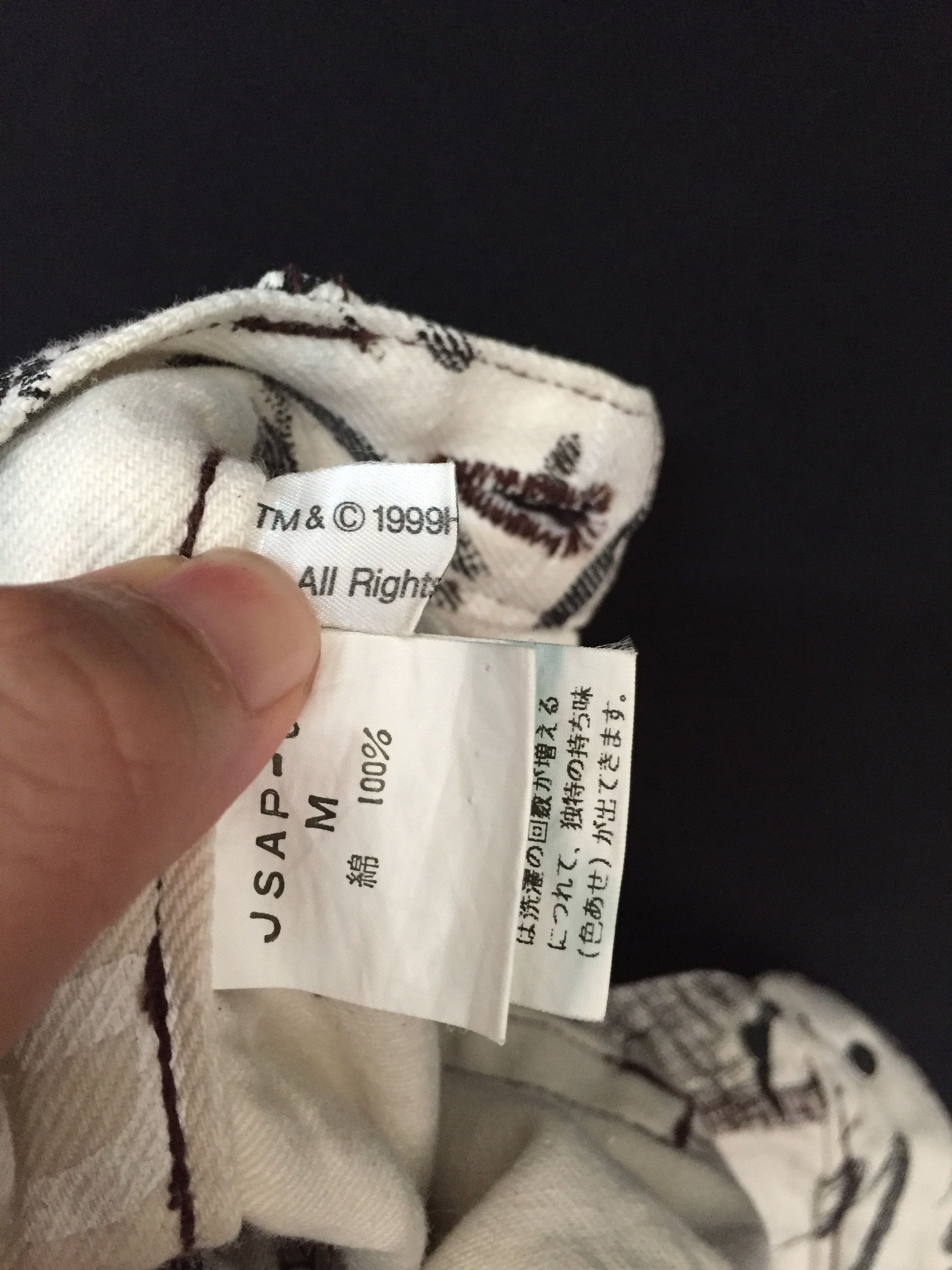 Yoshiyuki Konishi AW99 FICCE All Over Print 'Muttley' Denim Size US 30 / EU 46 - 15 Thumbnail