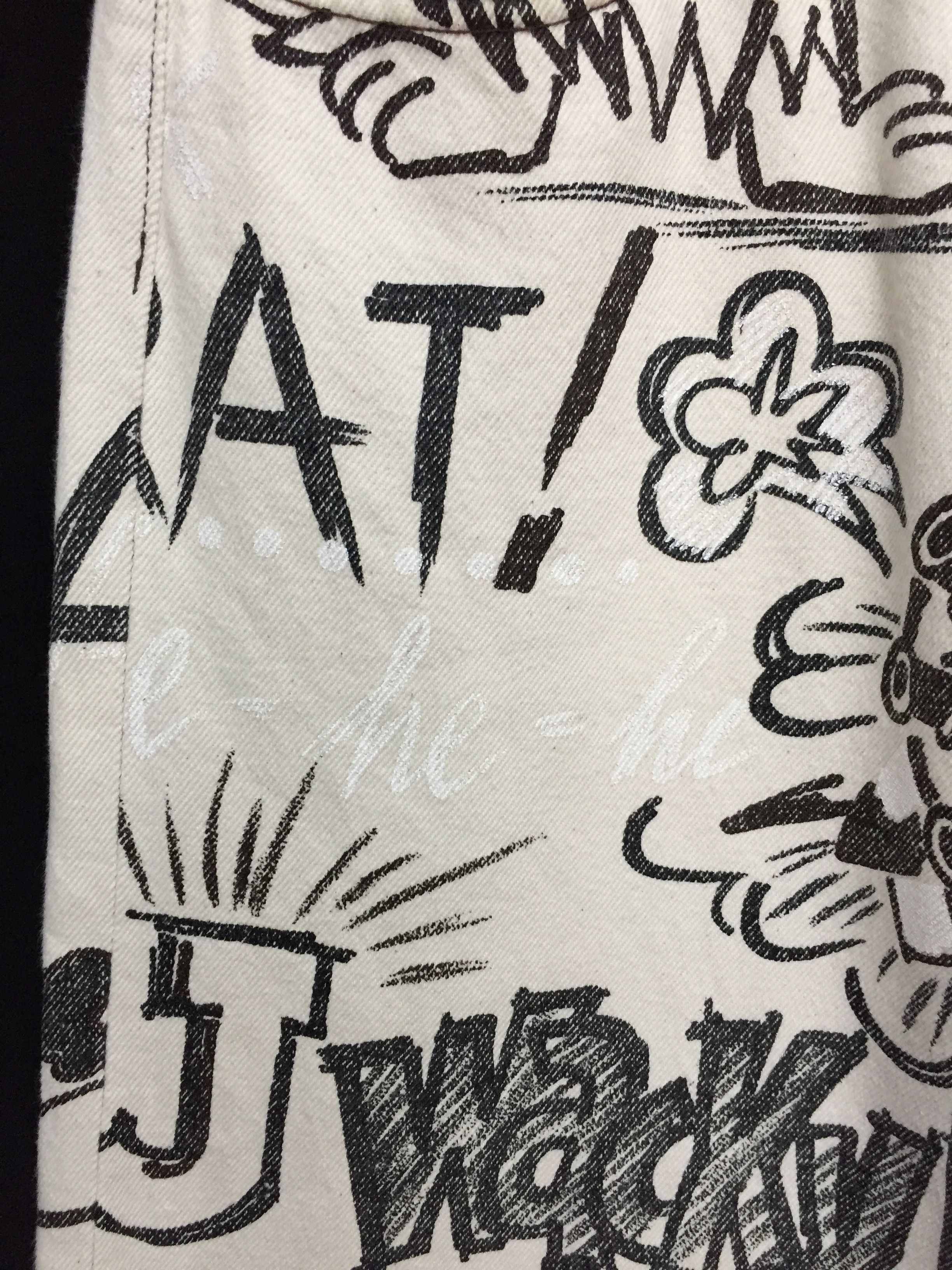 Yoshiyuki Konishi AW99 FICCE All Over Print 'Muttley' Denim Size US 30 / EU 46 - 7 Thumbnail