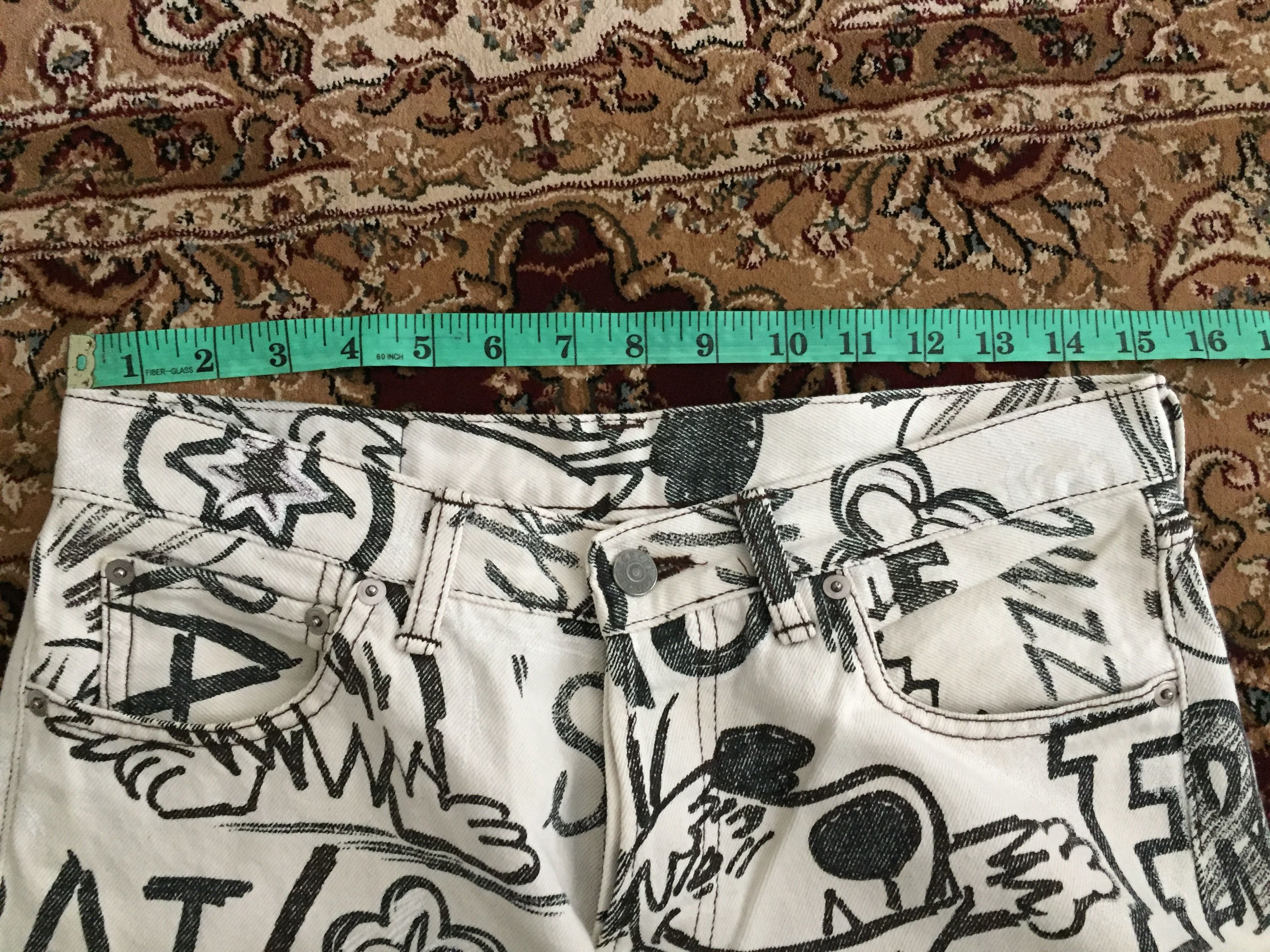 Yoshiyuki Konishi AW99 FICCE All Over Print 'Muttley' Denim Size US 30 / EU 46 - 17 Thumbnail