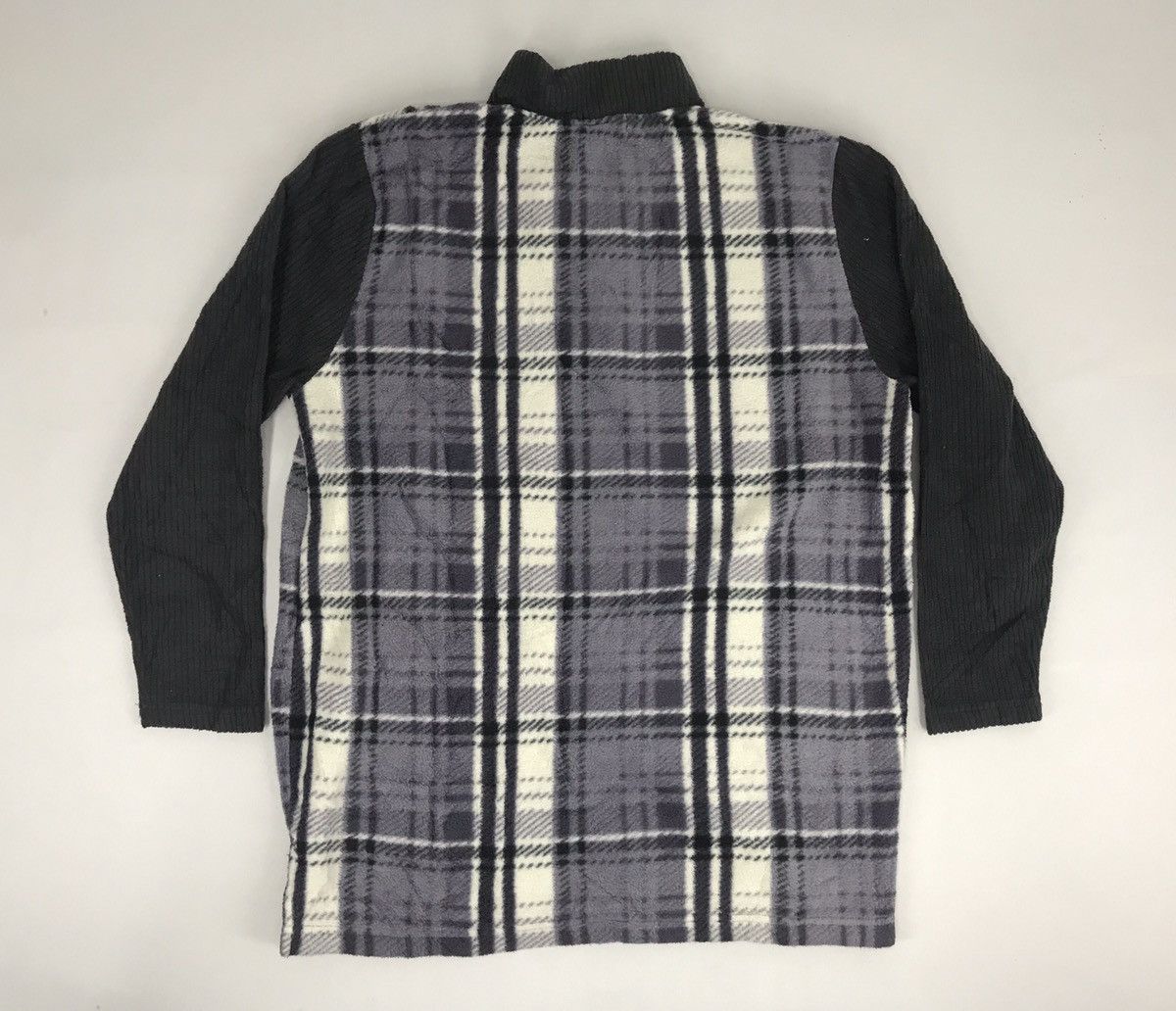 Japanese Brand Mon Ma Mes By Shimamura Fleece Sweatshirt Plaid Check Size US L / EU 52-54 / 3 - 3 Thumbnail