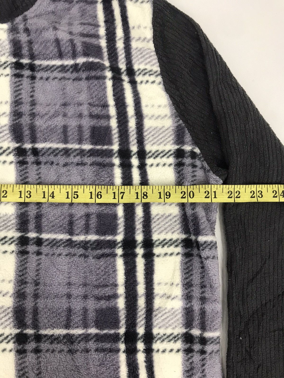 Japanese Brand Mon Ma Mes By Shimamura Fleece Sweatshirt Plaid Check Size US L / EU 52-54 / 3 - 5 Thumbnail