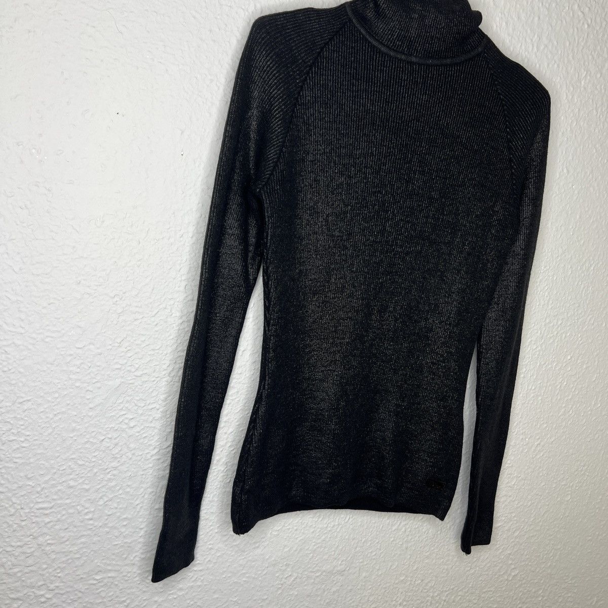 Christian Dior Monsieur Christian Dior Paris Glitter Wool Top Turtleneck Y2K Retro Size S / US 4 / IT 40 - 4 Thumbnail