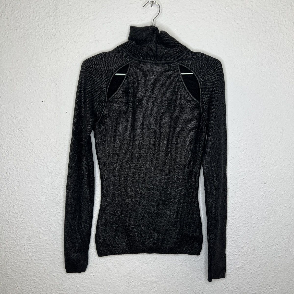 Christian Dior Monsieur Christian Dior Paris Glitter Wool Top Turtleneck Y2K Retro Size S / US 4 / IT 40 - 9 Thumbnail
