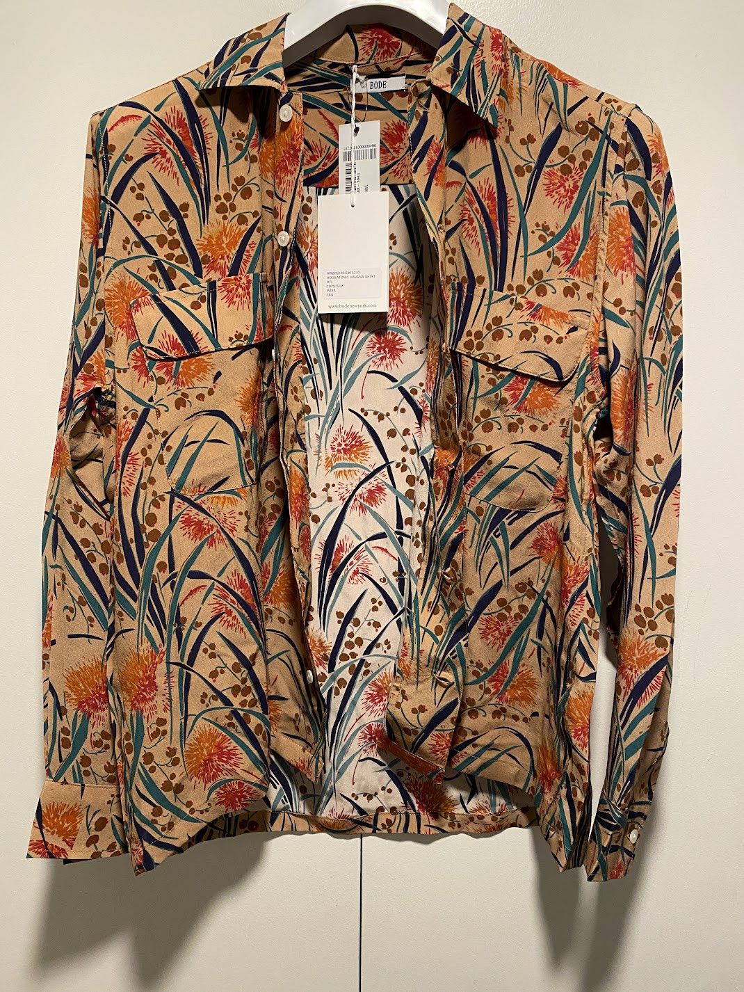 Bode Bode Housatonic Louie Havana floral / Hawaiian silk shirt Size US M / EU 48-50 / 2 - 1 Thumbnail