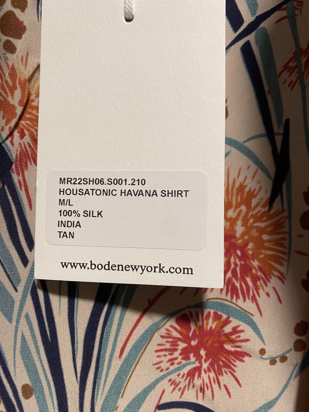 Bode Bode Housatonic Louie Havana floral / Hawaiian silk shirt Size US M / EU 48-50 / 2 - 2 Thumbnail