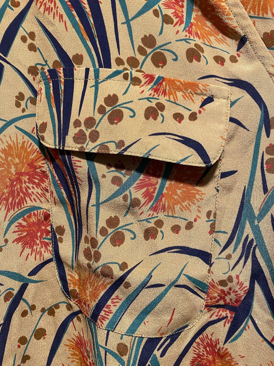 Bode Bode Housatonic Louie Havana floral / Hawaiian silk shirt Size US M / EU 48-50 / 2 - 7 Thumbnail