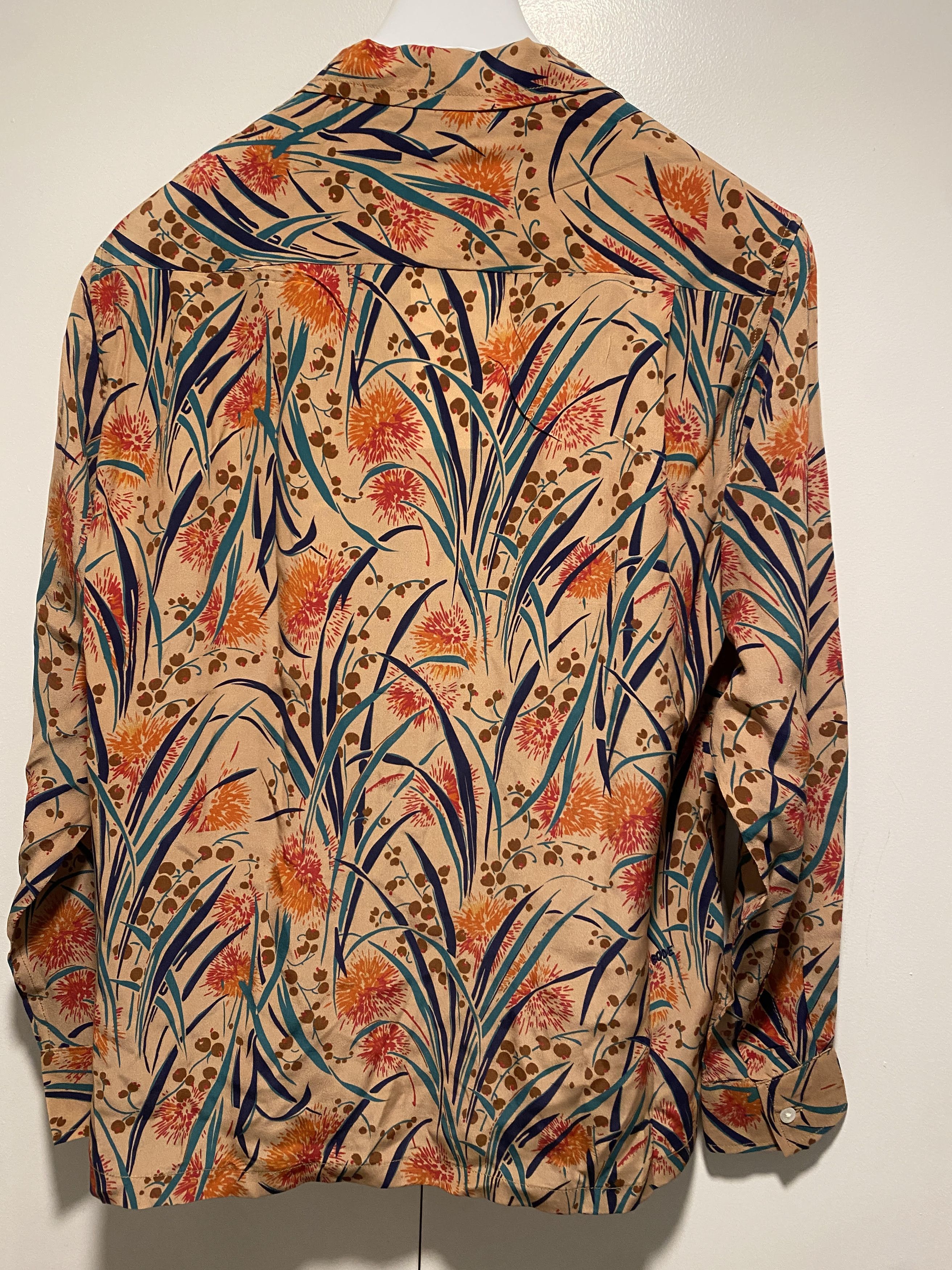 Bode Bode Housatonic Louie Havana floral / Hawaiian silk shirt Size US M / EU 48-50 / 2 - 8 Thumbnail