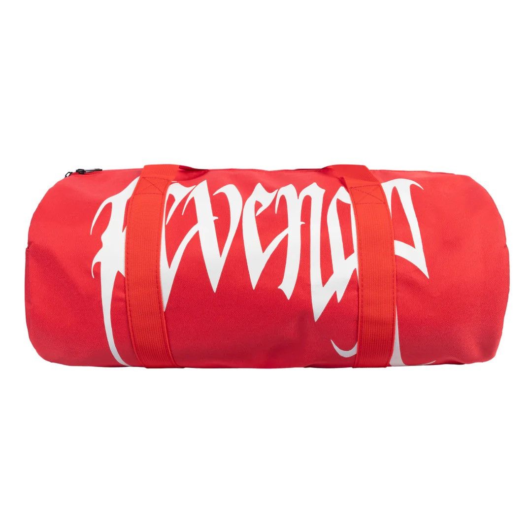 Revenge "logo" Duffel Bag in Red, Men's