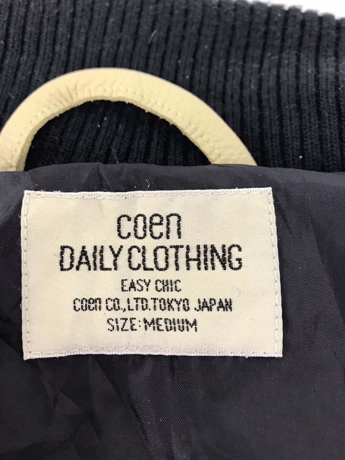 Japanese Brand Vintage Varsity Jacket Coen Daily Clothing Heavy Padded Size US M / EU 48-50 / 2 - 4 Thumbnail