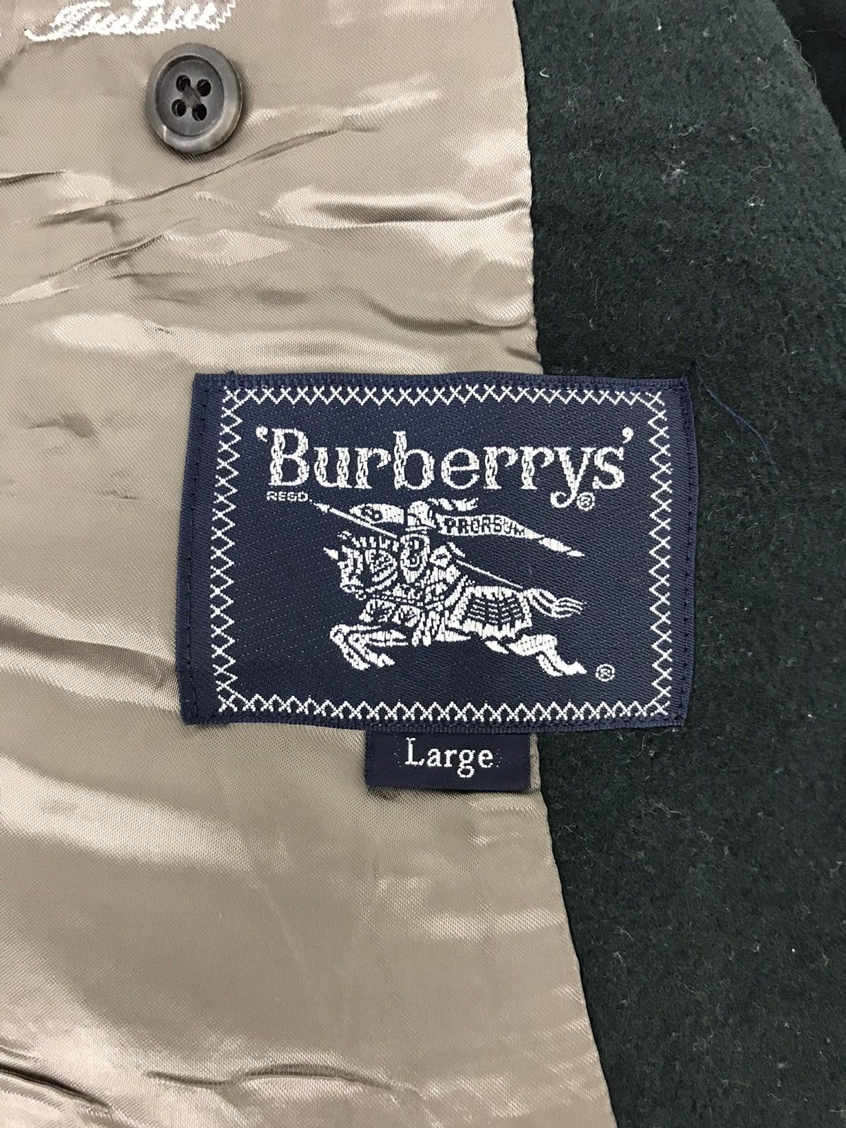 Burberry Vintage BURBERRY Burberrys Tasmania Wool Blazer Coat Jacket Size US L / EU 52-54 / 3 - 3 Thumbnail