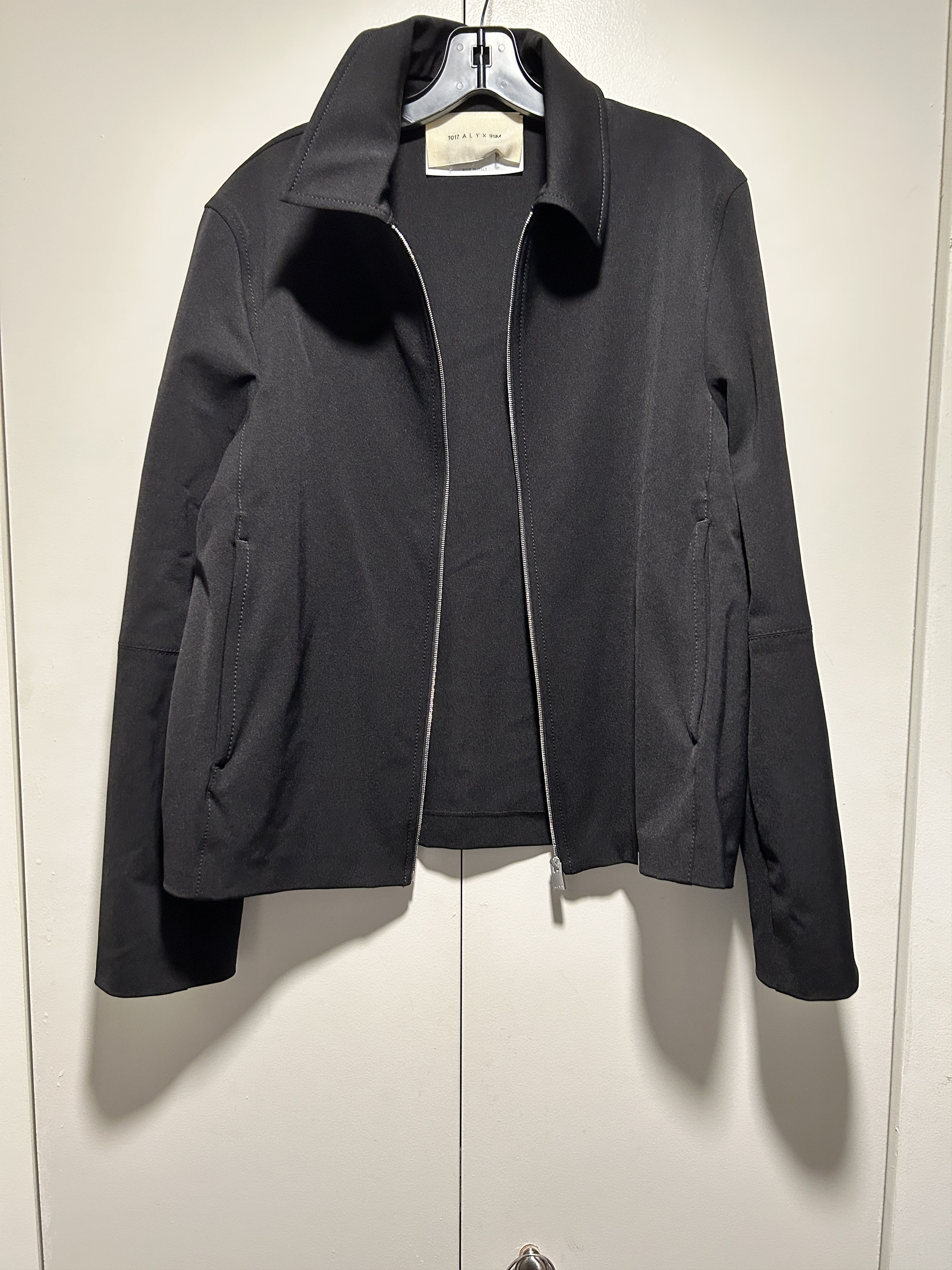 image of 1017 Alyx 9Sm Men's Jersey Technical Jacket (Black) (Size Medium)