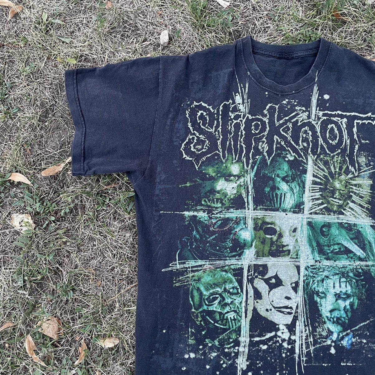 Vintage Vintage Y2K Slipknot Graphic Tee Sun Faded Grunge Wide Leg M Size US M / EU 48-50 / 2 - 2 Thumbnail