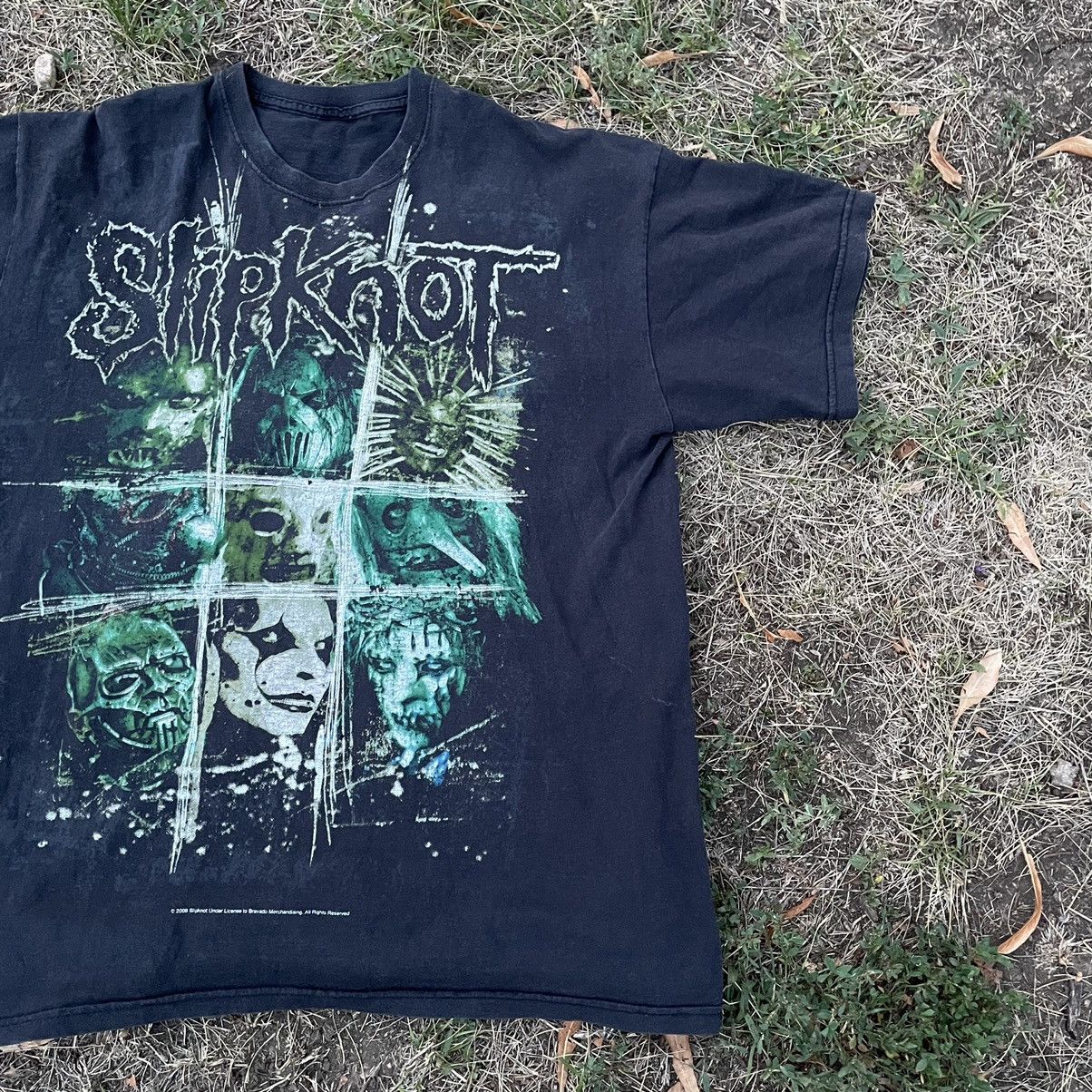 Vintage Vintage Y2K Slipknot Graphic Tee Sun Faded Grunge Wide Leg M Size US M / EU 48-50 / 2 - 3 Thumbnail