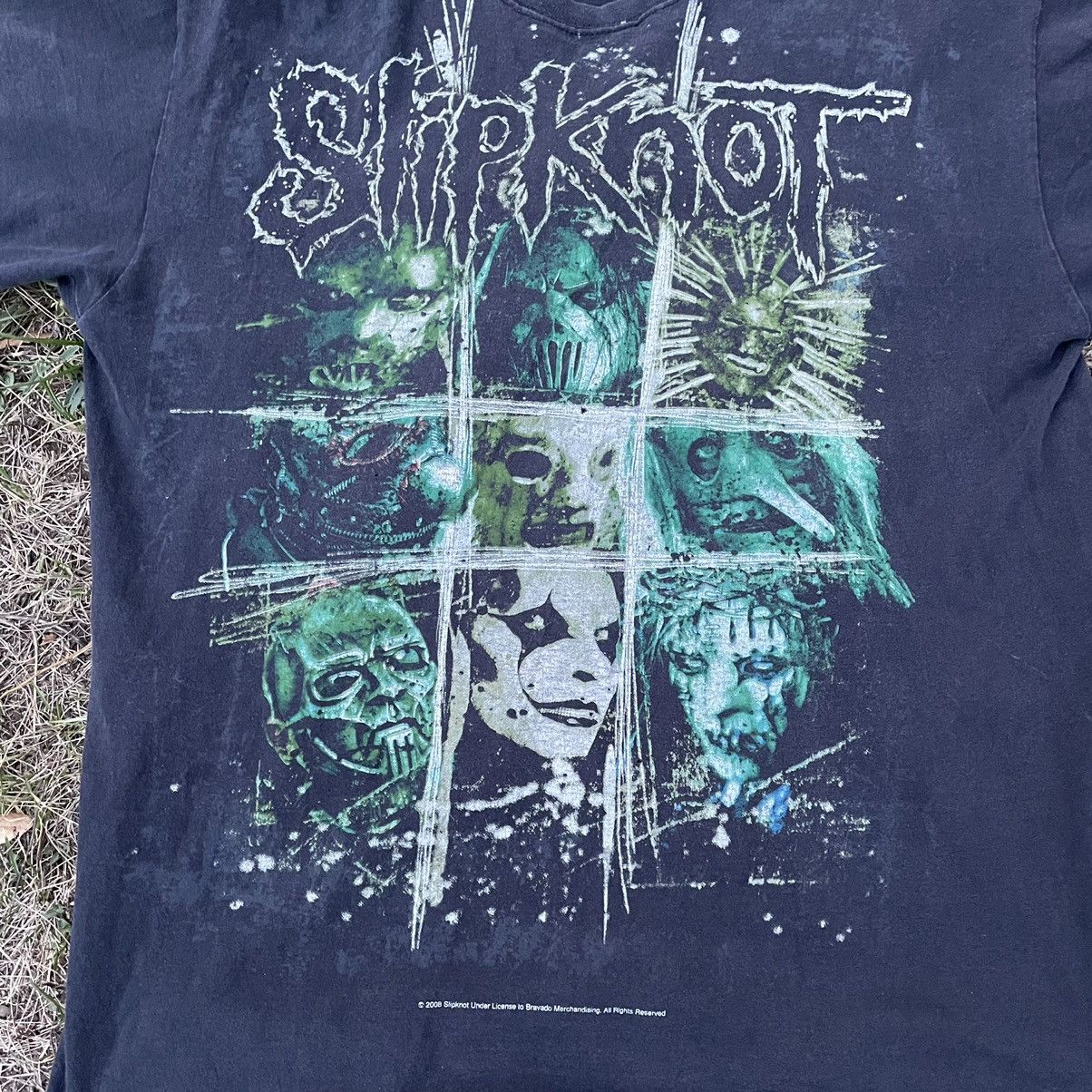 Vintage Vintage Y2K Slipknot Graphic Tee Sun Faded Grunge Wide Leg M Size US M / EU 48-50 / 2 - 4 Thumbnail