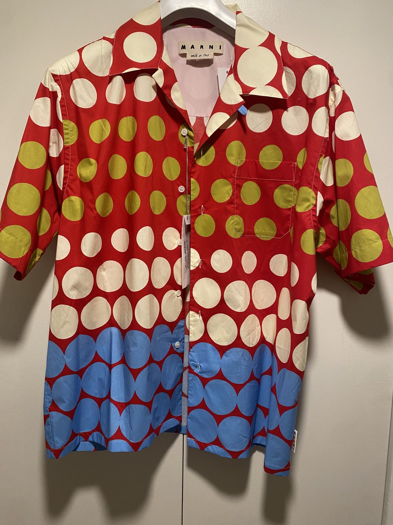 Marni marni camp collar button shirt polka dot Size US L / EU 52-54 / 3 - 1 Thumbnail