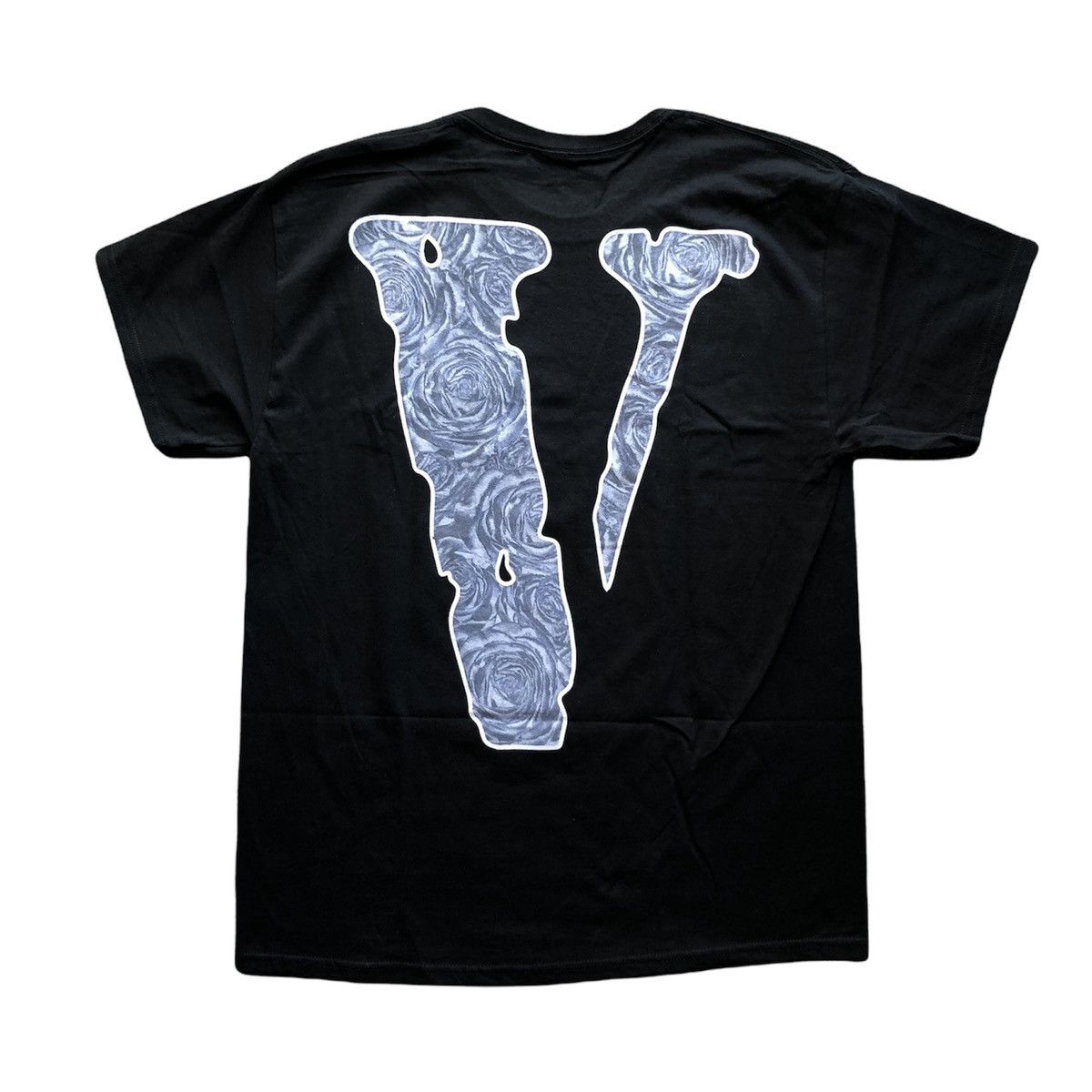 image of Vlone X Pop Smoke "the Woo" Tee in Black, Men's (Size Large)